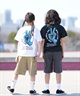 SANTA CRUZ サンタクルーズ 半袖 Tシャツ キッズ ジュニア 子供 バックプリント PEACE FOR NOTO SS TEE 502262409 ムラサキスポーツ限定(WHITE-130cm)