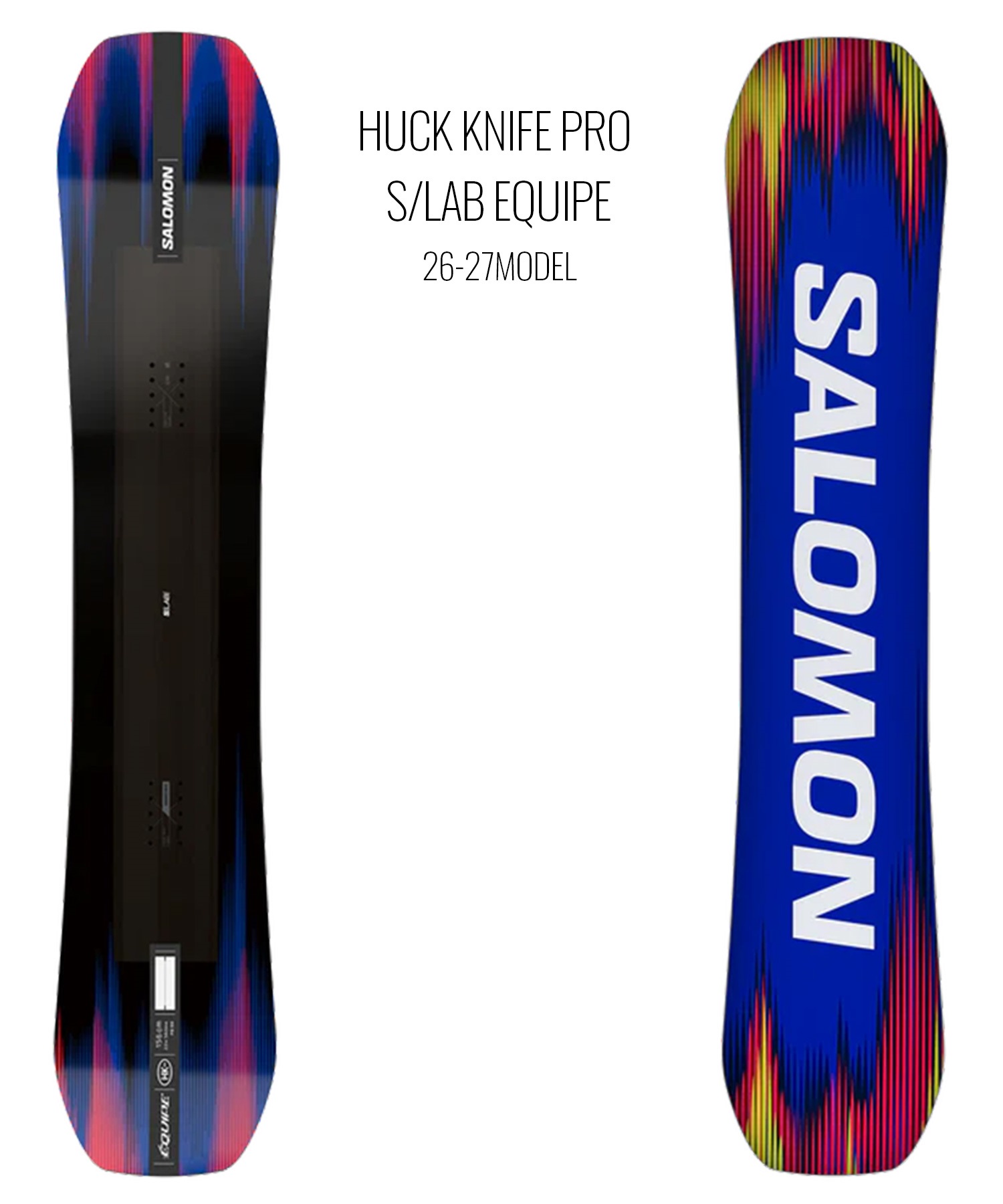 サロモンHUCK KNIFE 152cm スノーボード ビンディング付※バラ売可