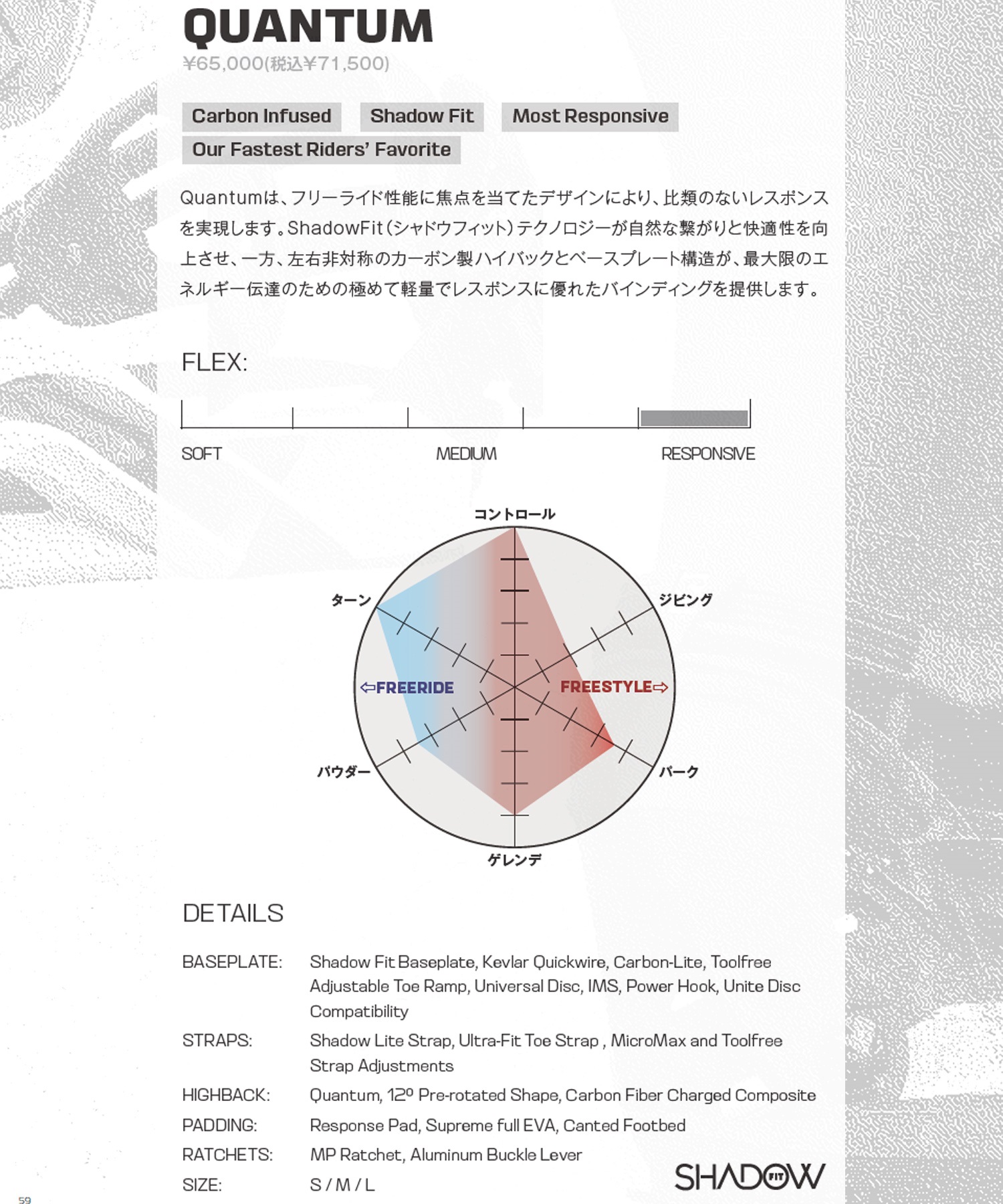 SALOMON サロモン クウォンタム QUANTUM スノーボード バインディング