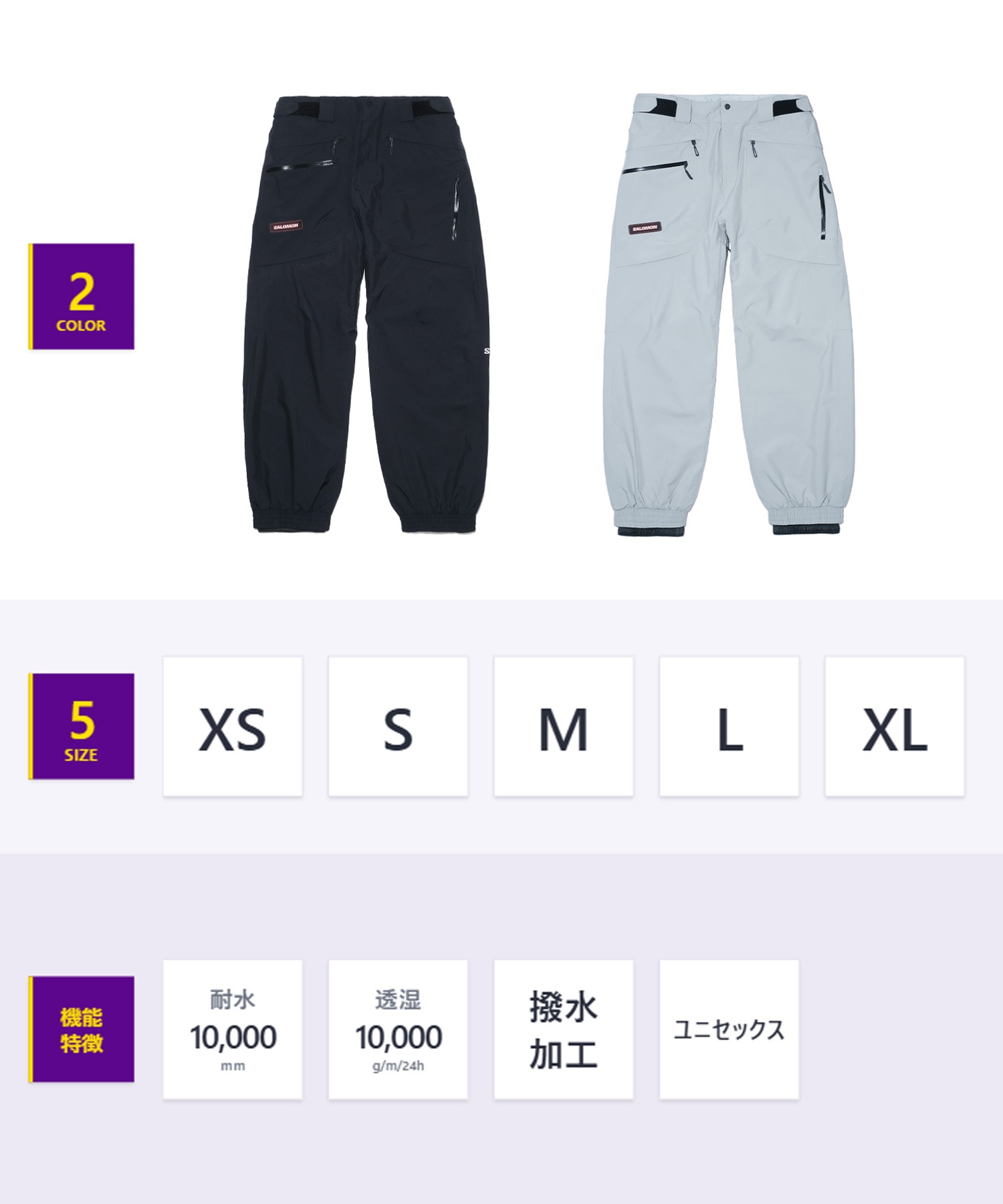 SALOMON サロモン ヴェノム パンツ VENOM PANT LC2941600 スノーボード
