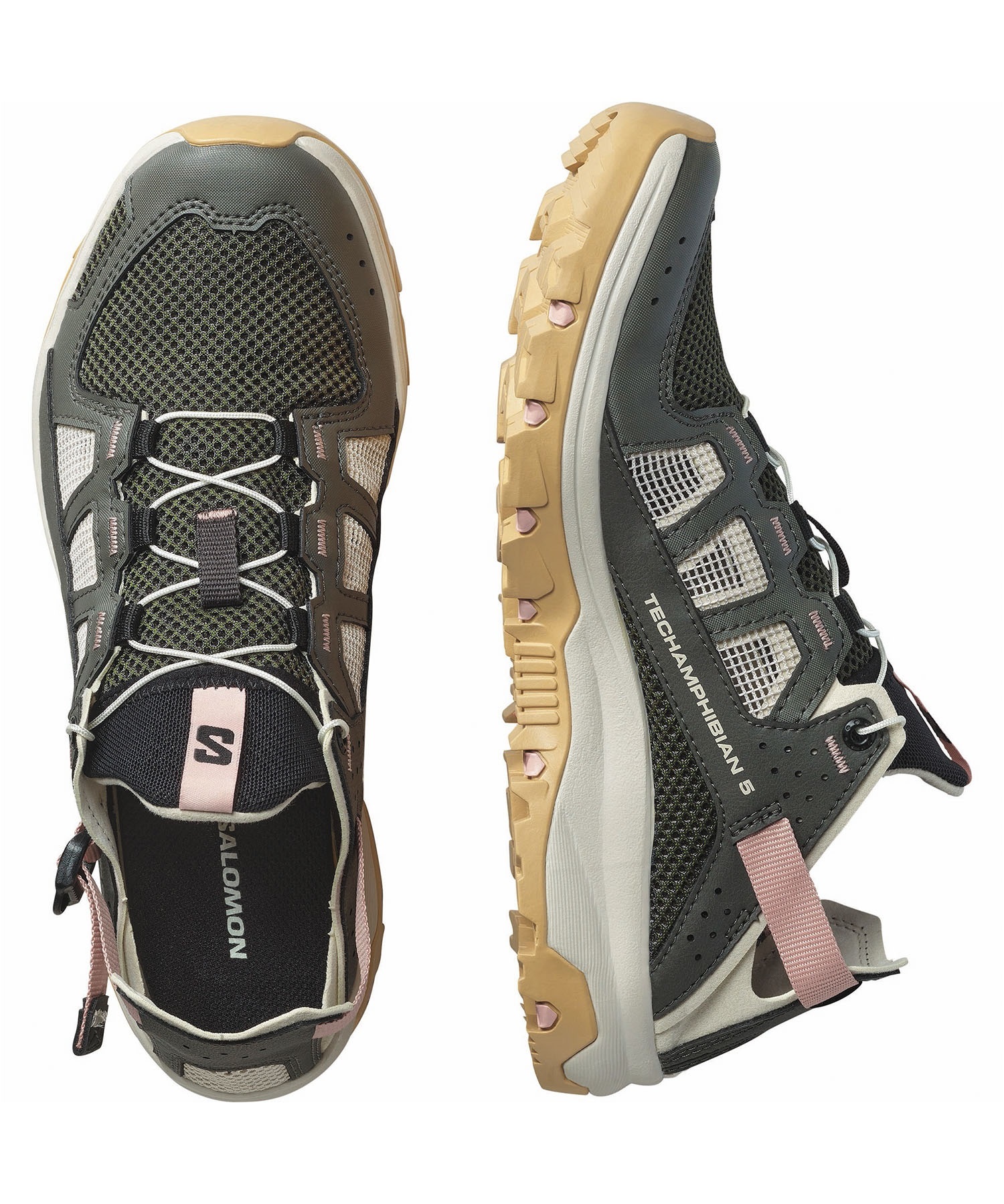 SALOMON サロモン テックアンフィビアン 5 W L47750800 シューズ スニーカー アウトドア レディース 3