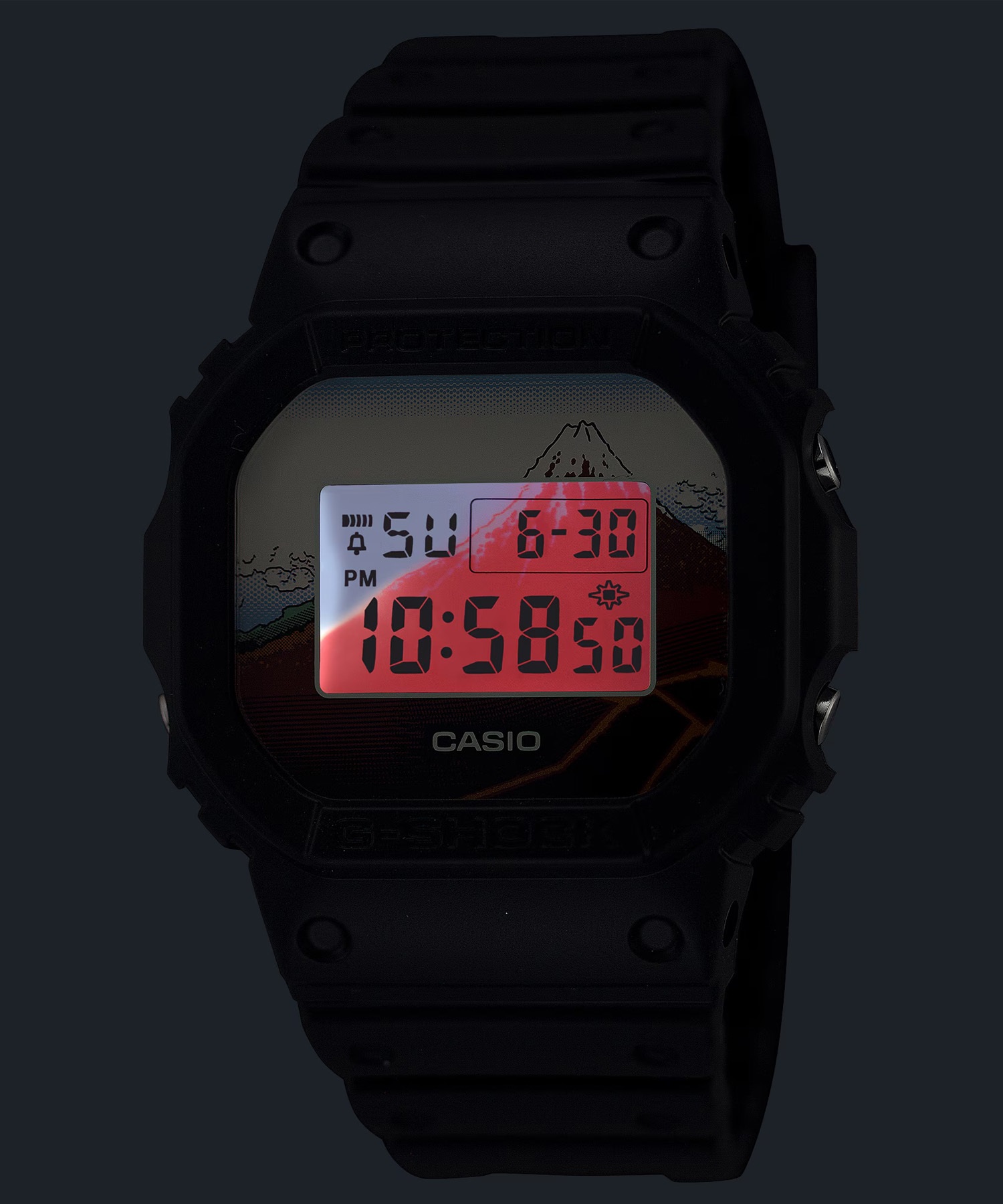 G-SHOCK ジーショック 腕時計 葛飾北斎 HOKUSAI 山下白雨 DW