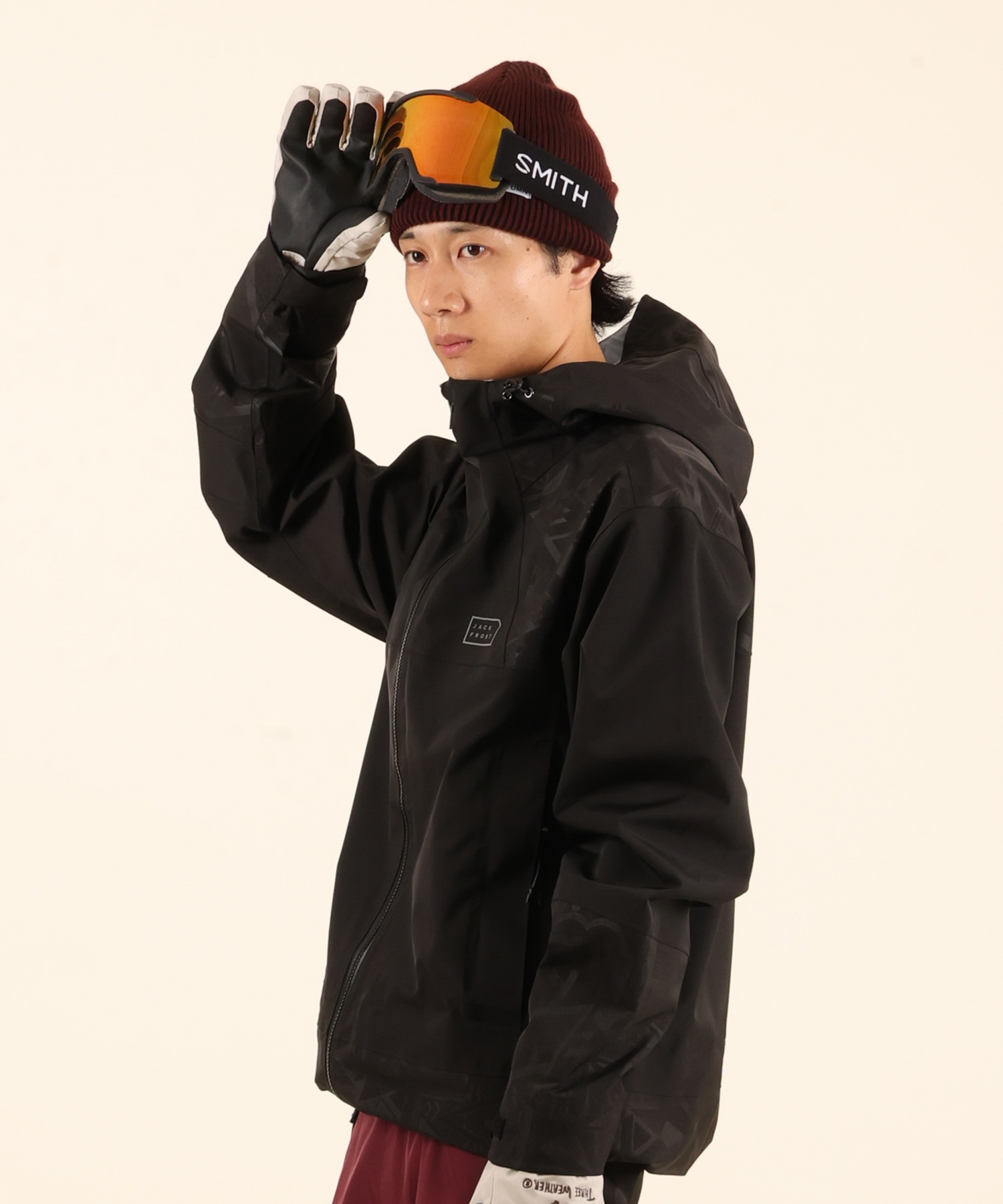 未使用！希少！のジャスパーウェアシリーズプレイト ブラック JACKFROST ジャックフロスト スリーエルアウタージャケット 3L OUTER