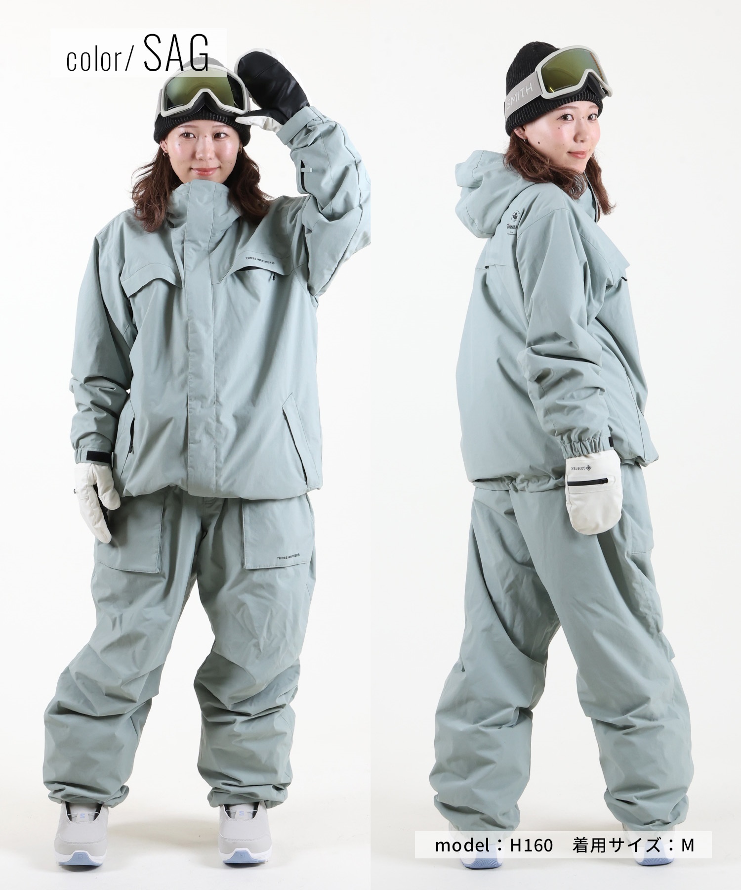 MAPPON REED 綿雪　3本セット THREE WEATHER スリーウェザー TW6SNW-21201 スノーボード パンツ 26