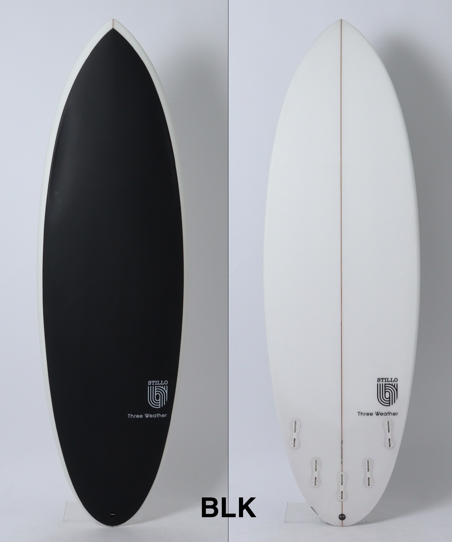 THREE WEATHER スリーウェザー STILLO ショートボード サーフボード(BLK-6.00ft)
