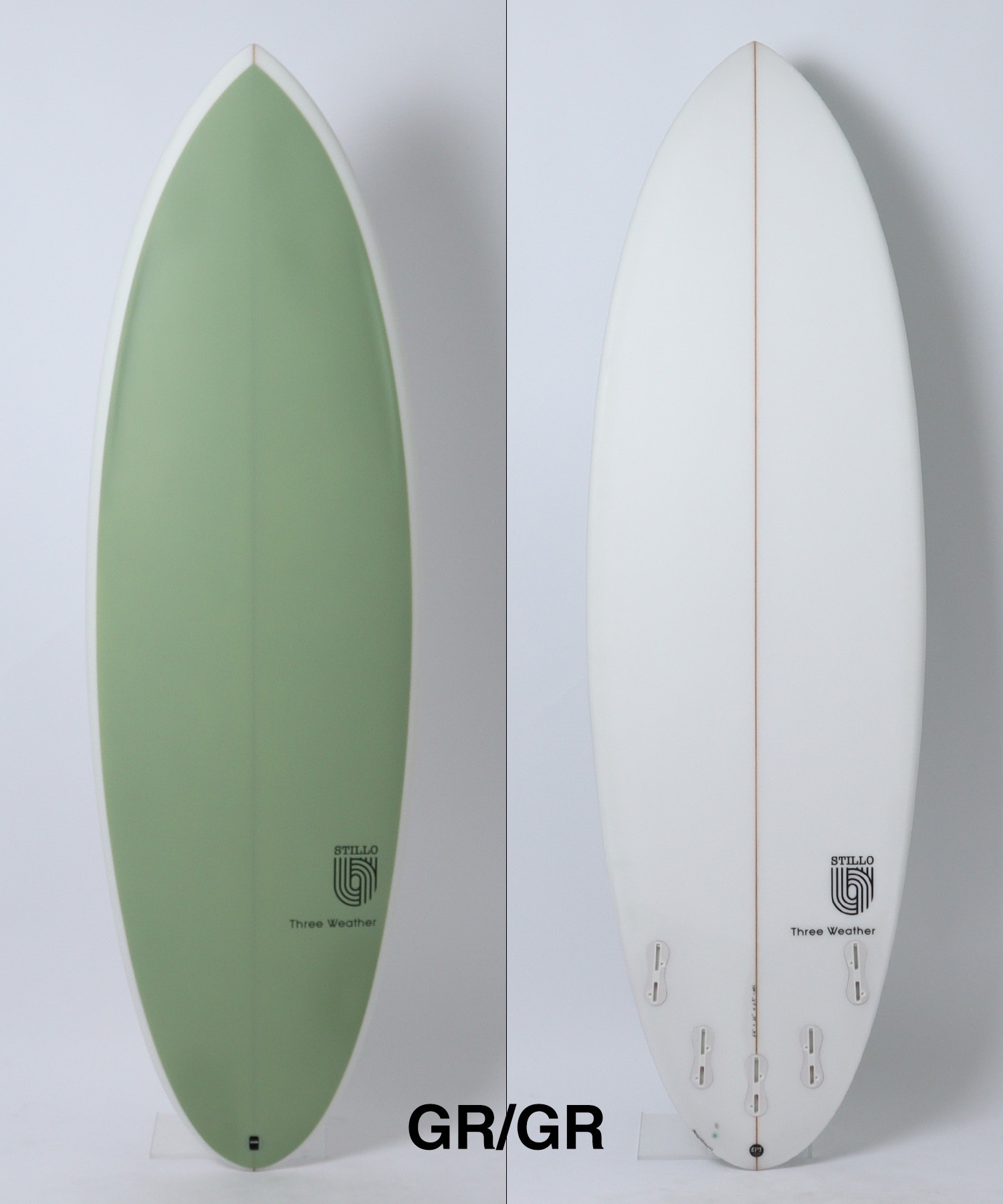 THREE WEATHER スリーウェザー STILLO ショートボード サーフボード(BLK-6.00ft)