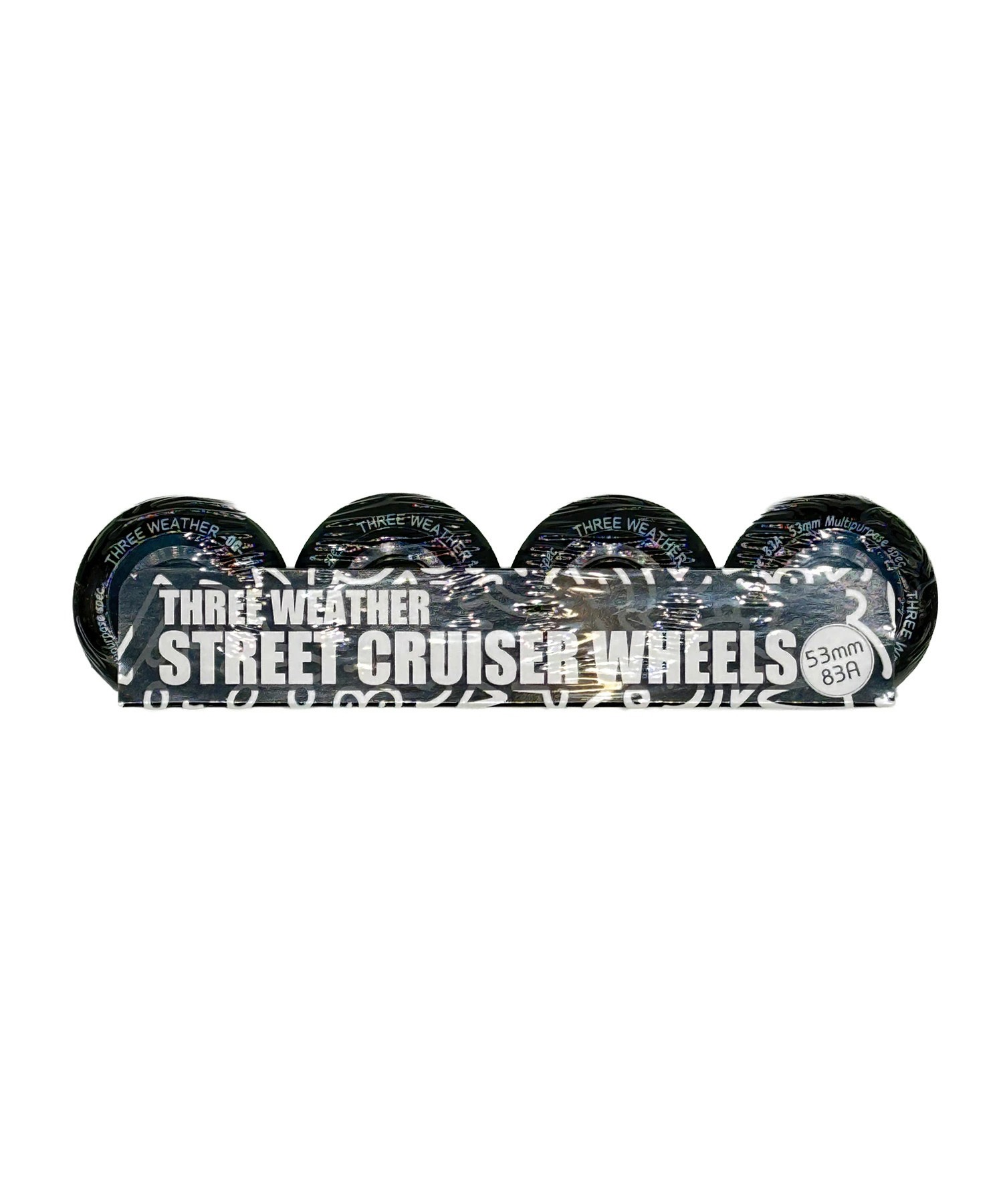 THREE WEATHER スリーウェザー STREET CRUISER WEELS Black スケート