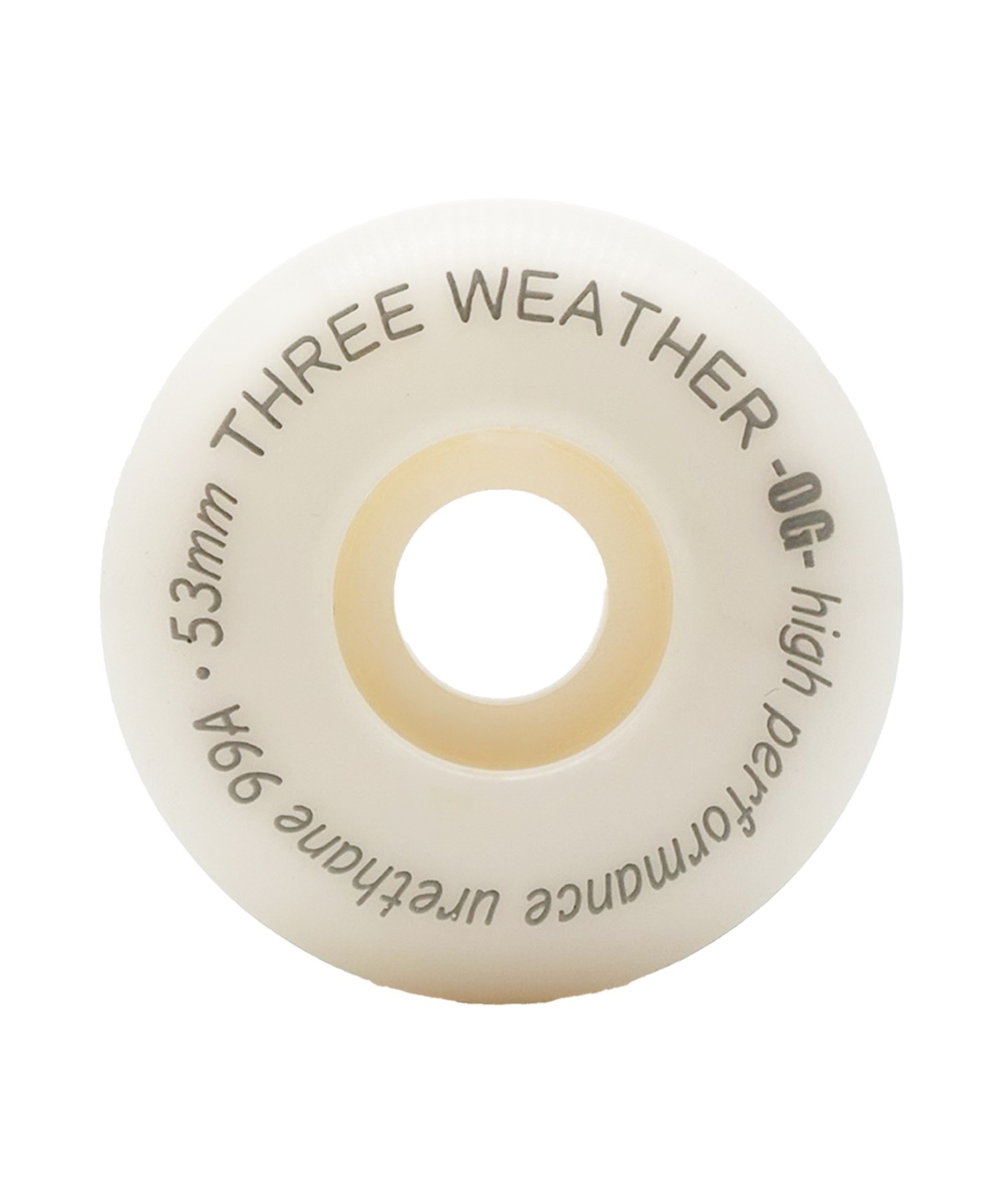 THREE WEATHER スリーウェザー スケートボードウィール 99A 53mm WHEEL