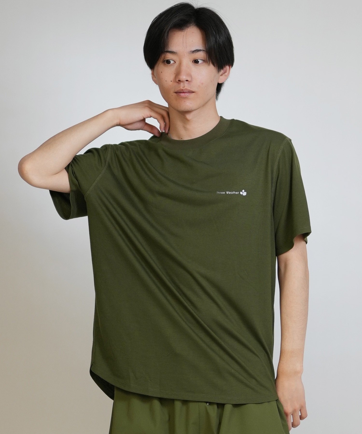 THREE WEATHER スリーウェザー 半袖 Tシャツ メンズ TW-UT SOLID TEE
