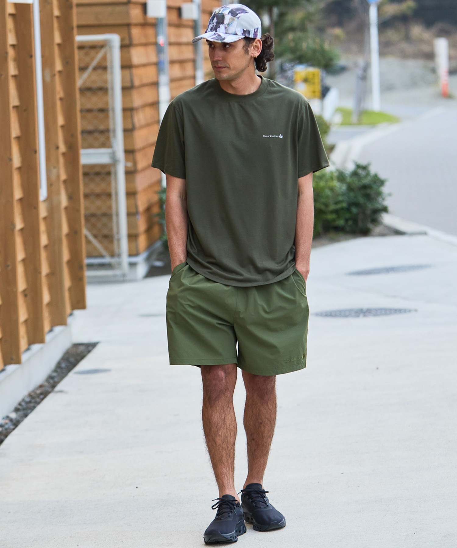 THREE WEATHER スリーウェザー 半袖 Tシャツ メンズ TW-UT SOLID TEE