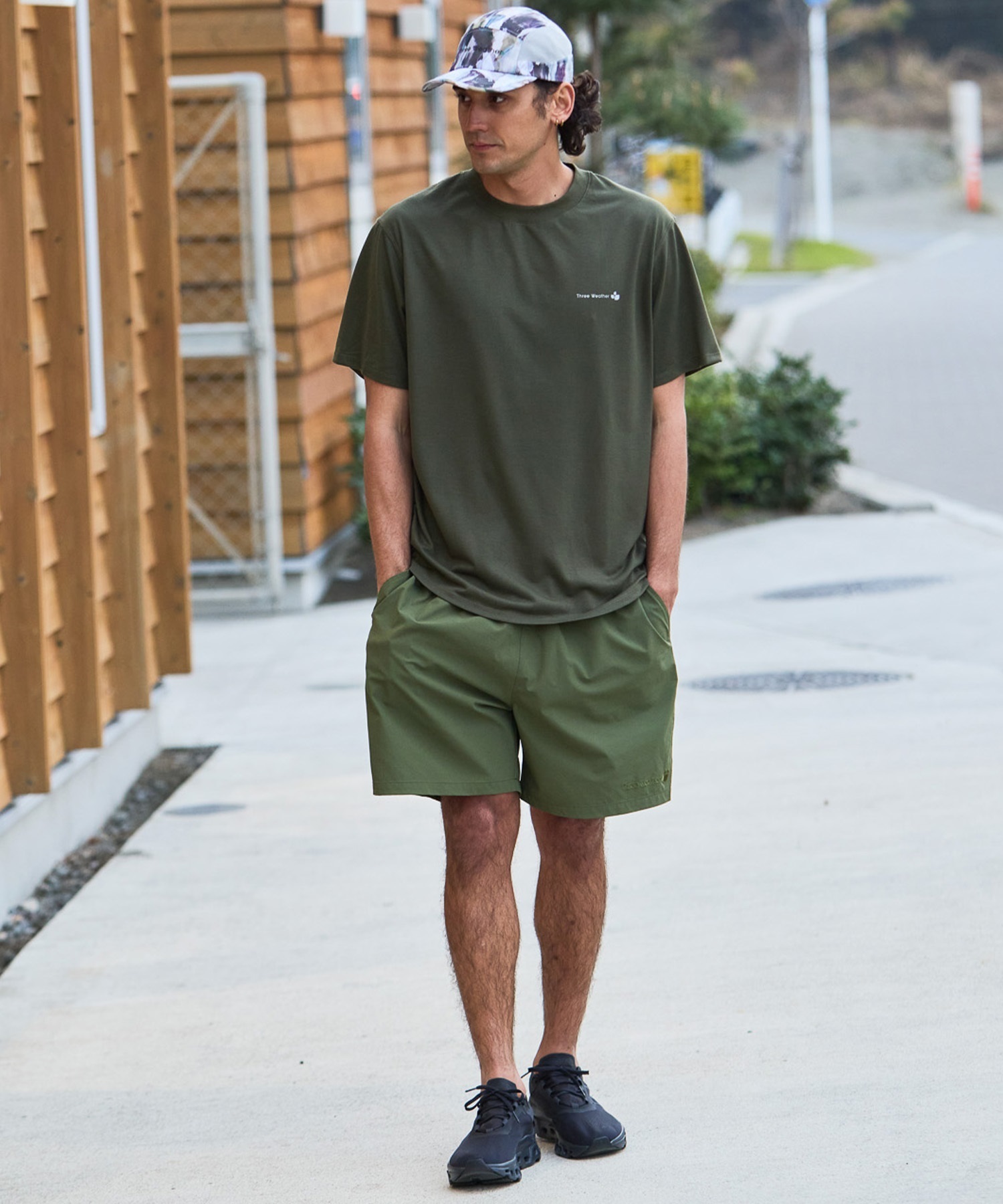 THREE WEATHER スリーウェザー ハーフパンツ ショートパンツ メンズ TW
