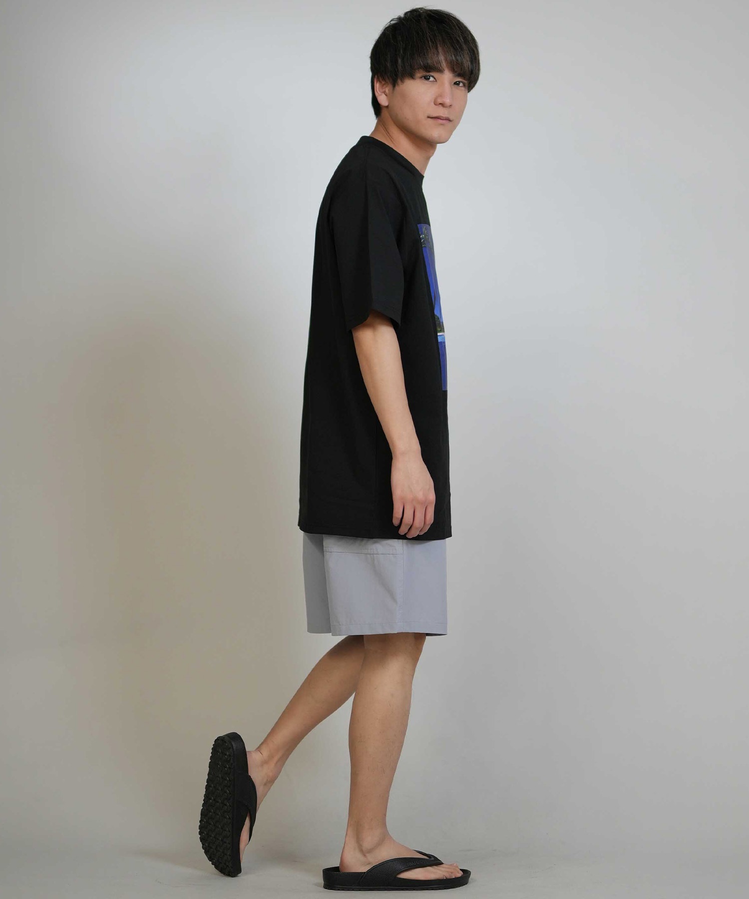 THREE WEATHER スリーウェザー 水着 ラッシュガード 半袖 Tシャツ