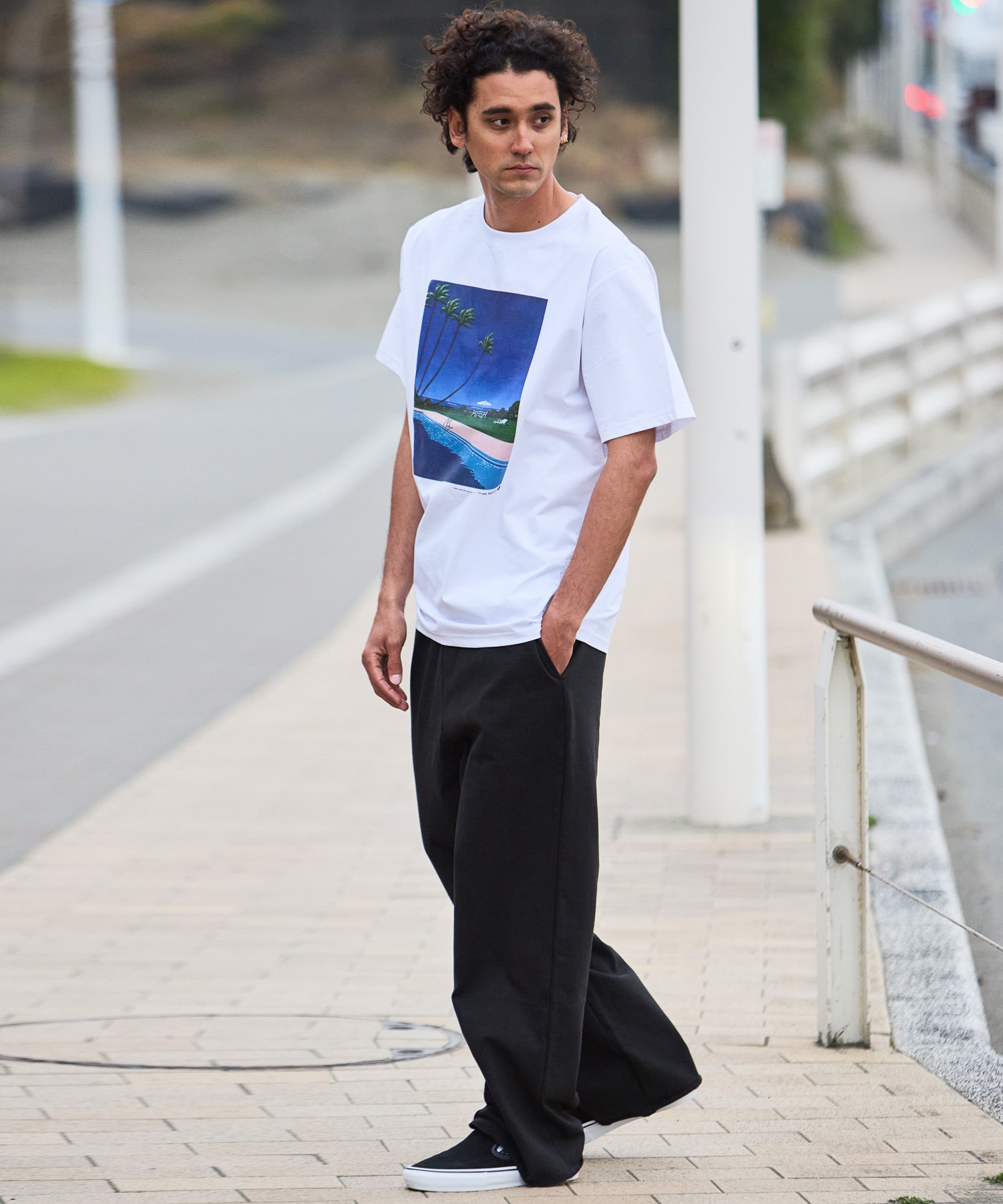 THREE WEATHER スリーウェザー 水着 ラッシュガード 半袖 Tシャツ