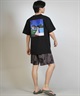 THREE WEATHER スリーウェザー 水着 ラッシュガード 半袖 Tシャツ メンズ TW-H.N-RASH-2 TW6S-4302(WHT-M)