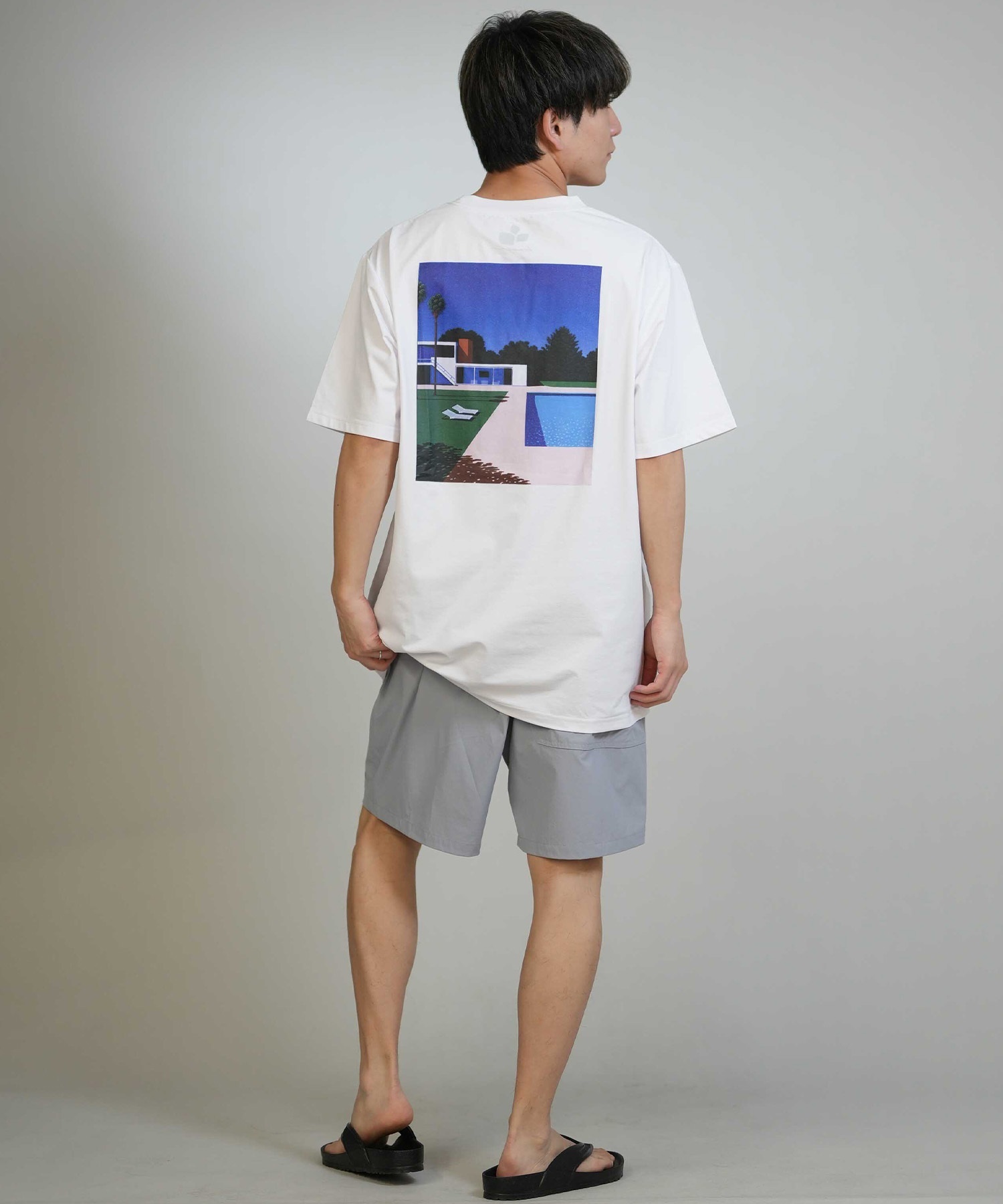 THREE WEATHER スリーウェザー 水着 ラッシュガード 半袖 Tシャツ