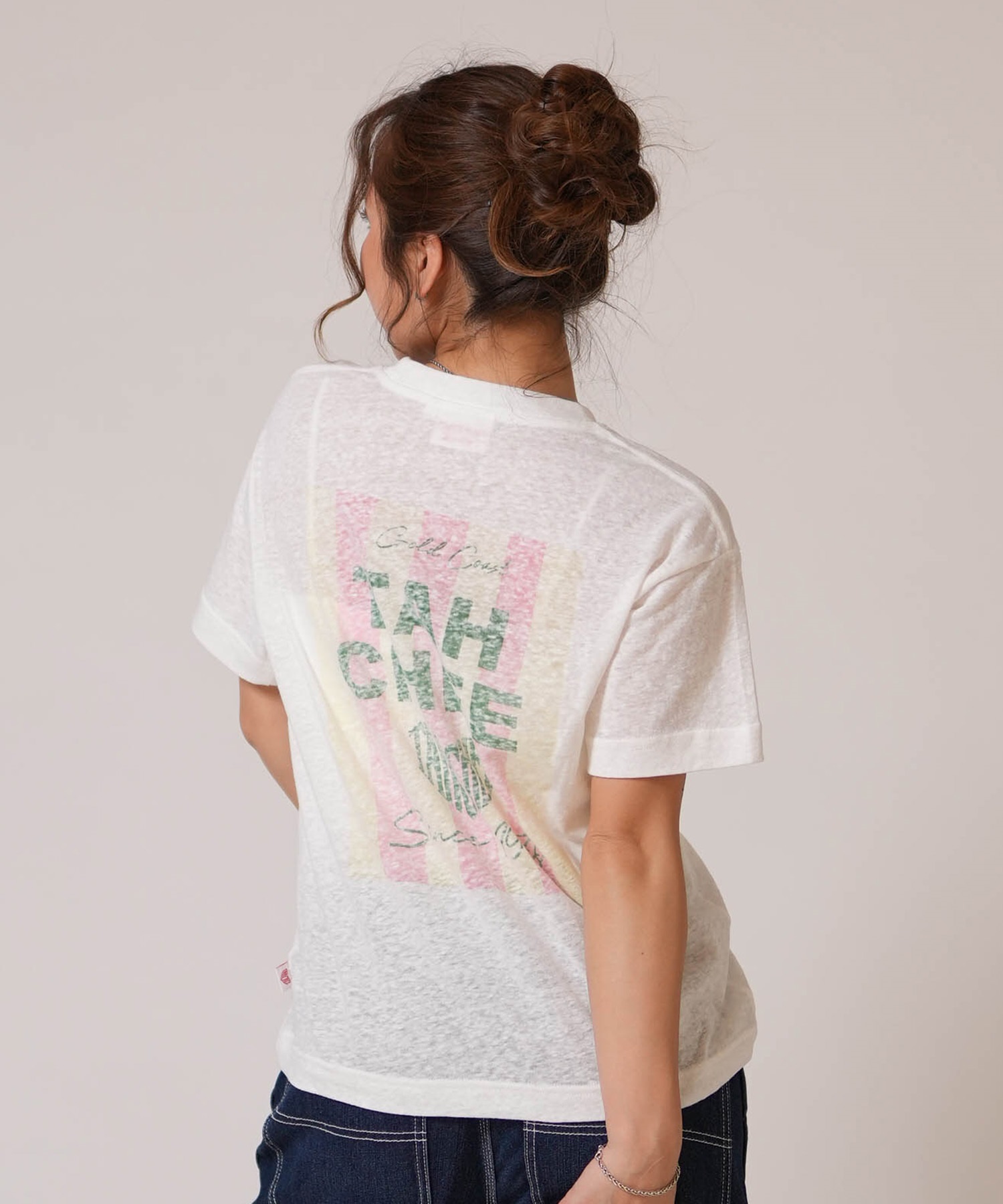 TAHCHEE ターチー 半袖 Tシャツ レディース プリントTEE TC260900-02(WHTA-M)