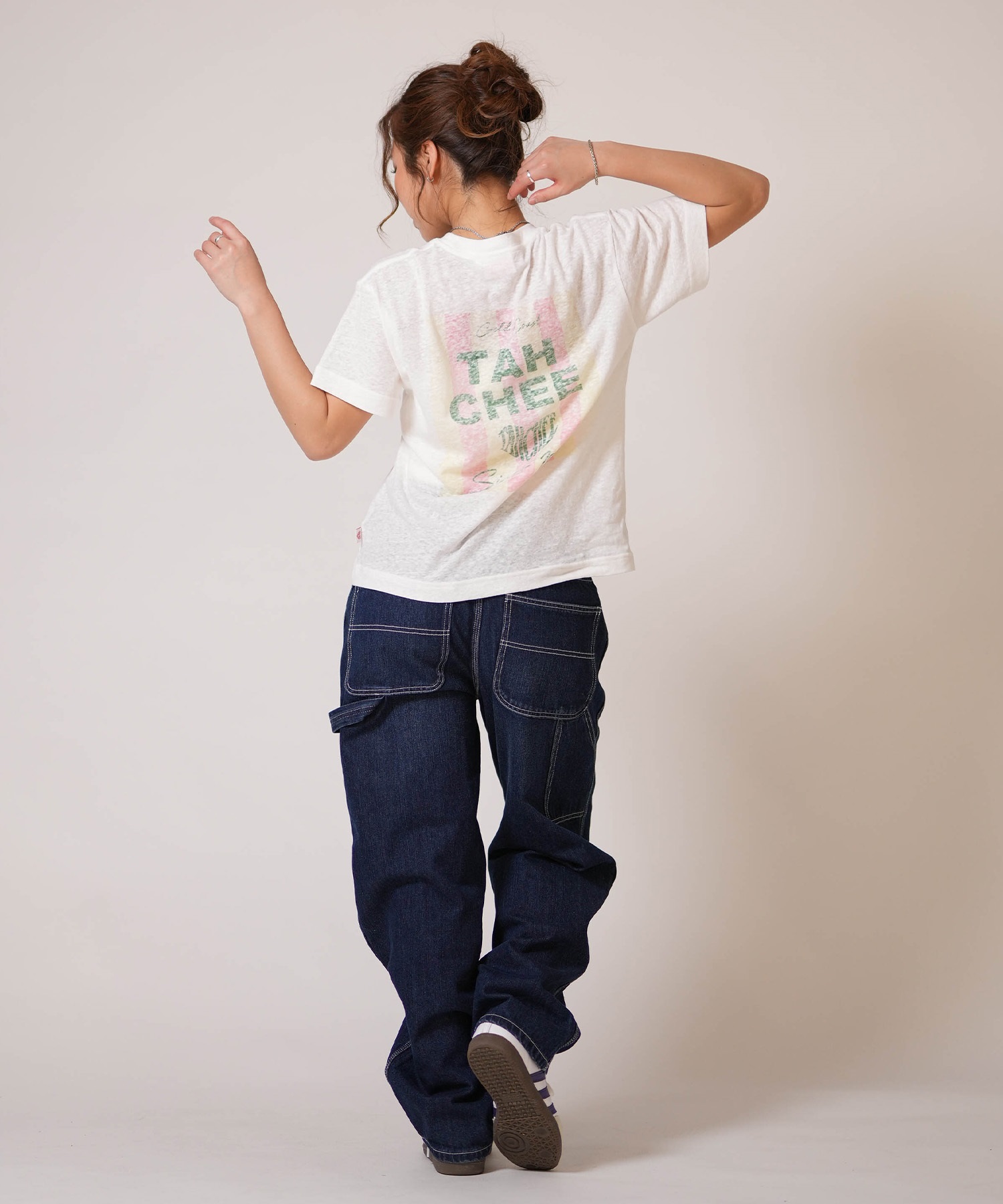 TAHCHEE ターチー 半袖 Tシャツ レディース プリントTEE TC260900-02(WHTA-M)
