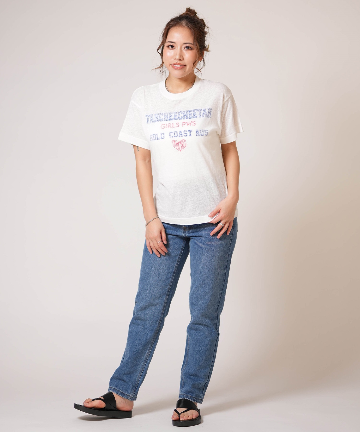 TAHCHEE ターチー 半袖 Tシャツ レディース プリントTEE TC260900-02(WHTA-M)
