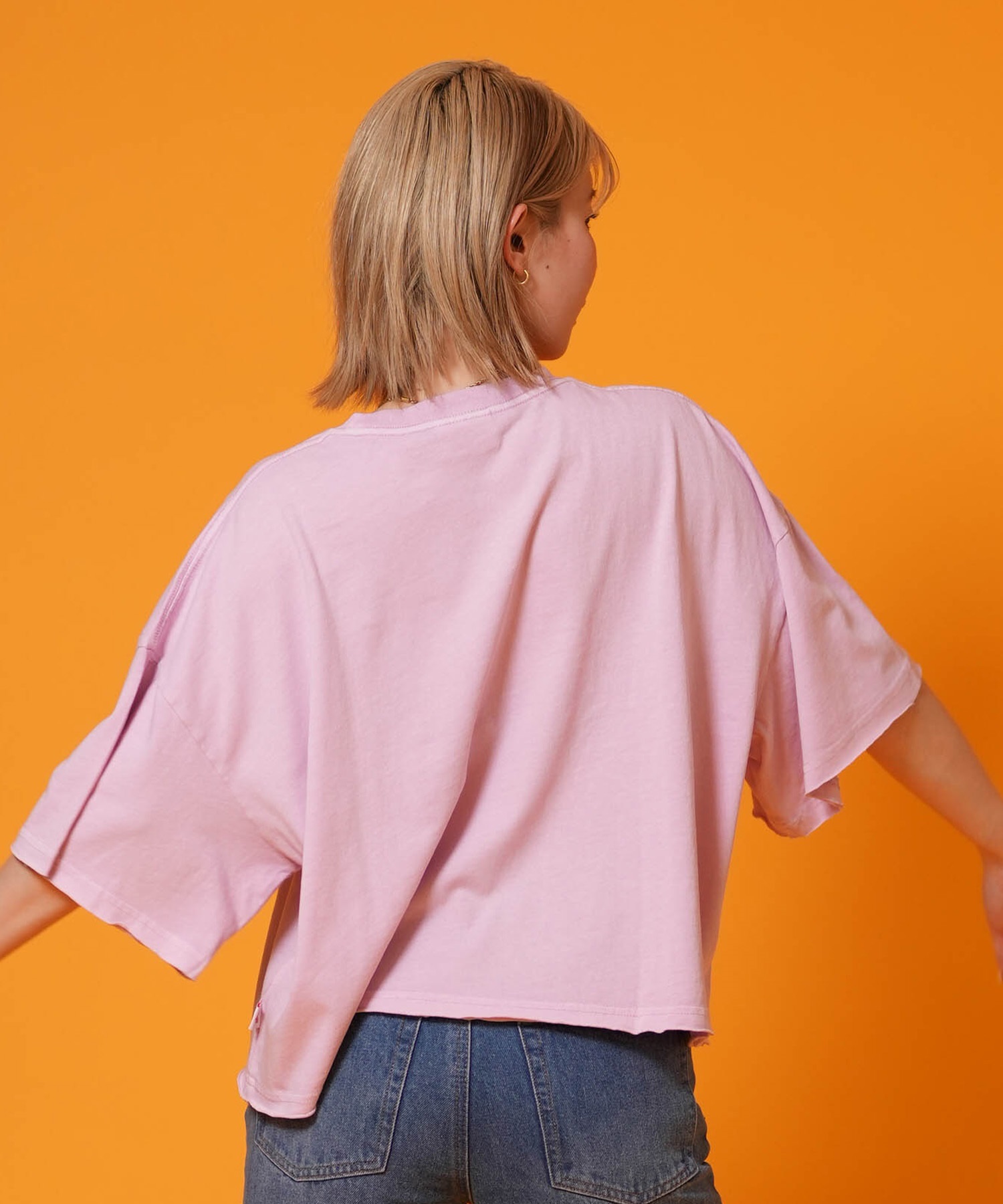 TAHCHEE ターチー 半袖 Tシャツ レディース 前面プリント TC260900-03(BLACK-FREE)