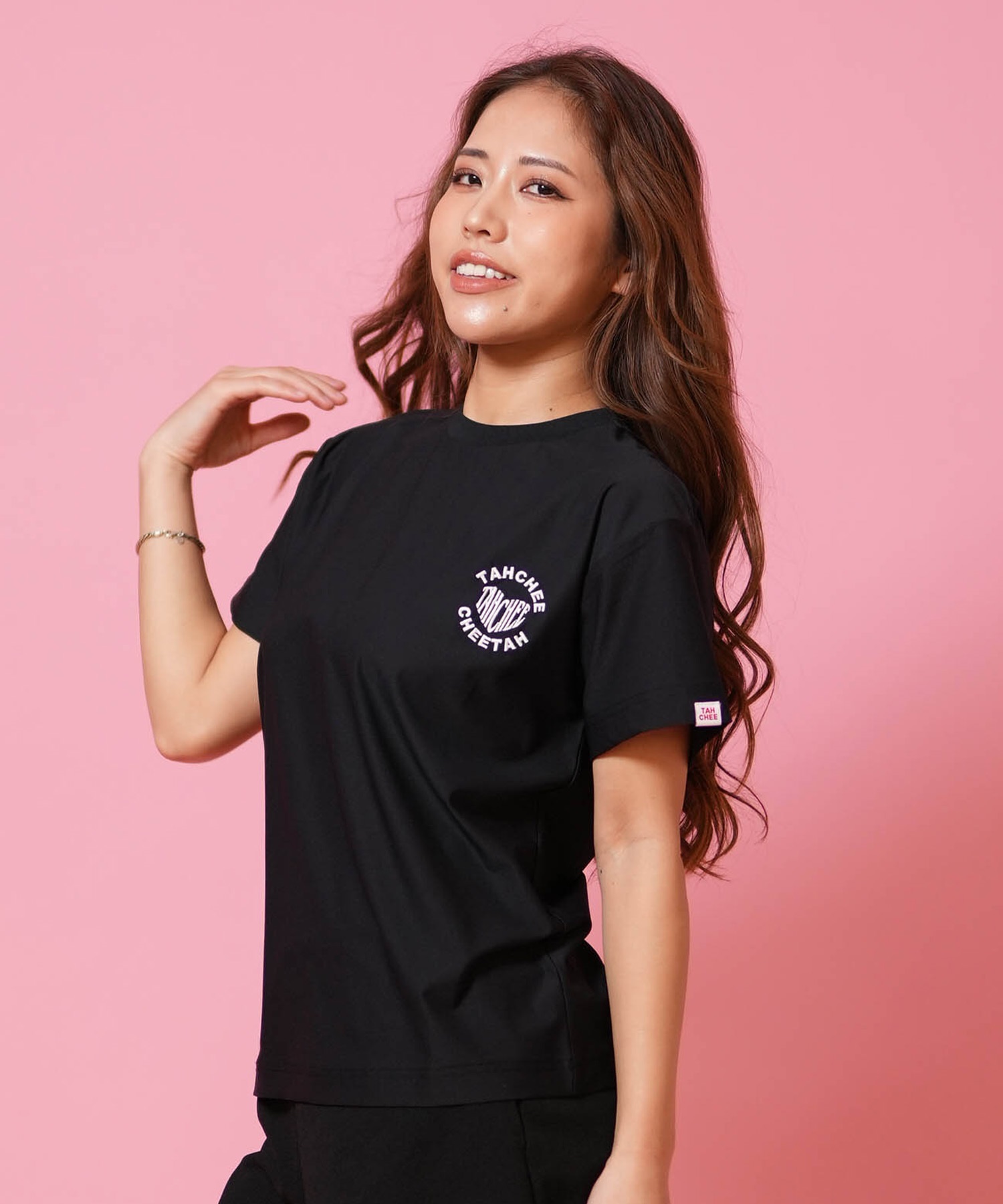 TAHCHEE ターチー 半袖 Tシャツ レディース バックプリント TC260900-04(BEIGE-M)