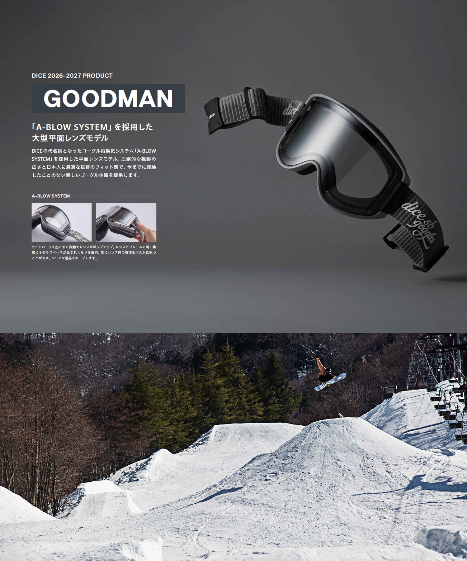DICE ダイス グッドマン GOODMAN GM64276 スノーボード アクセサリー