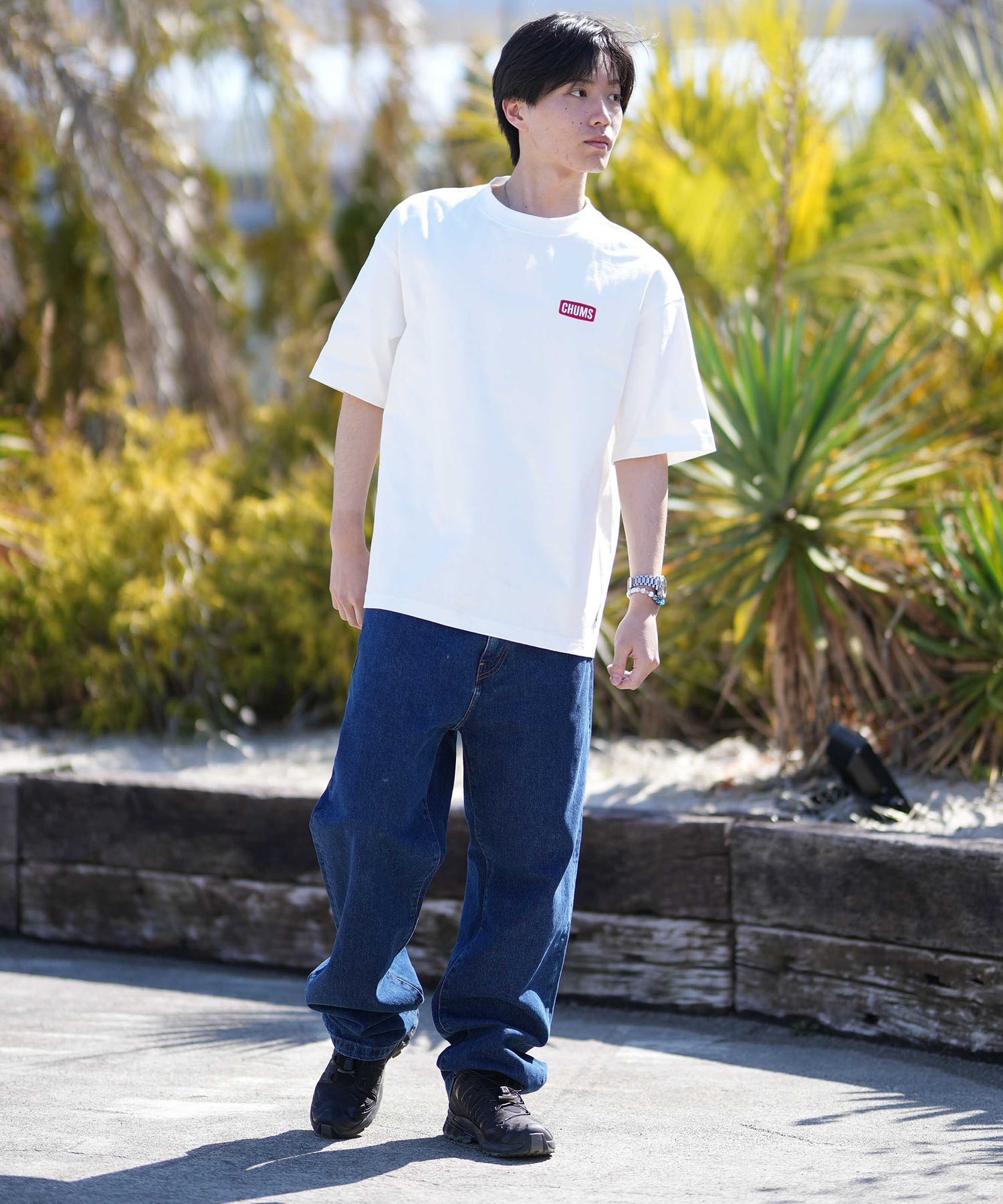 CHUMS チャムス 半袖 Tシャツ メンズ バックプリント CH01-2824 ムラサキスポーツ限定 9