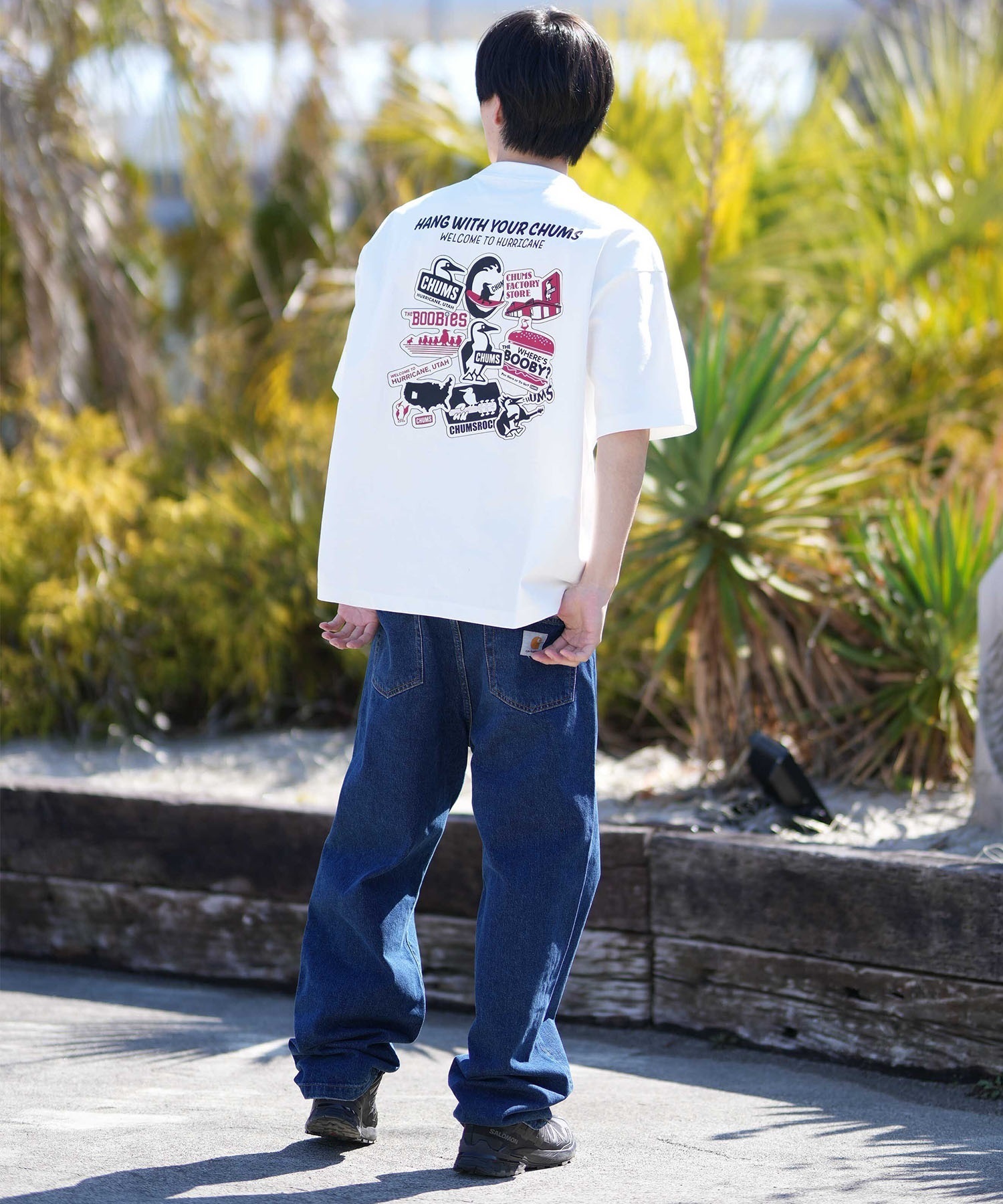 CHUMS チャムス 半袖 Tシャツ メンズ バックプリント CH01-2824 ムラサキスポーツ限定 10