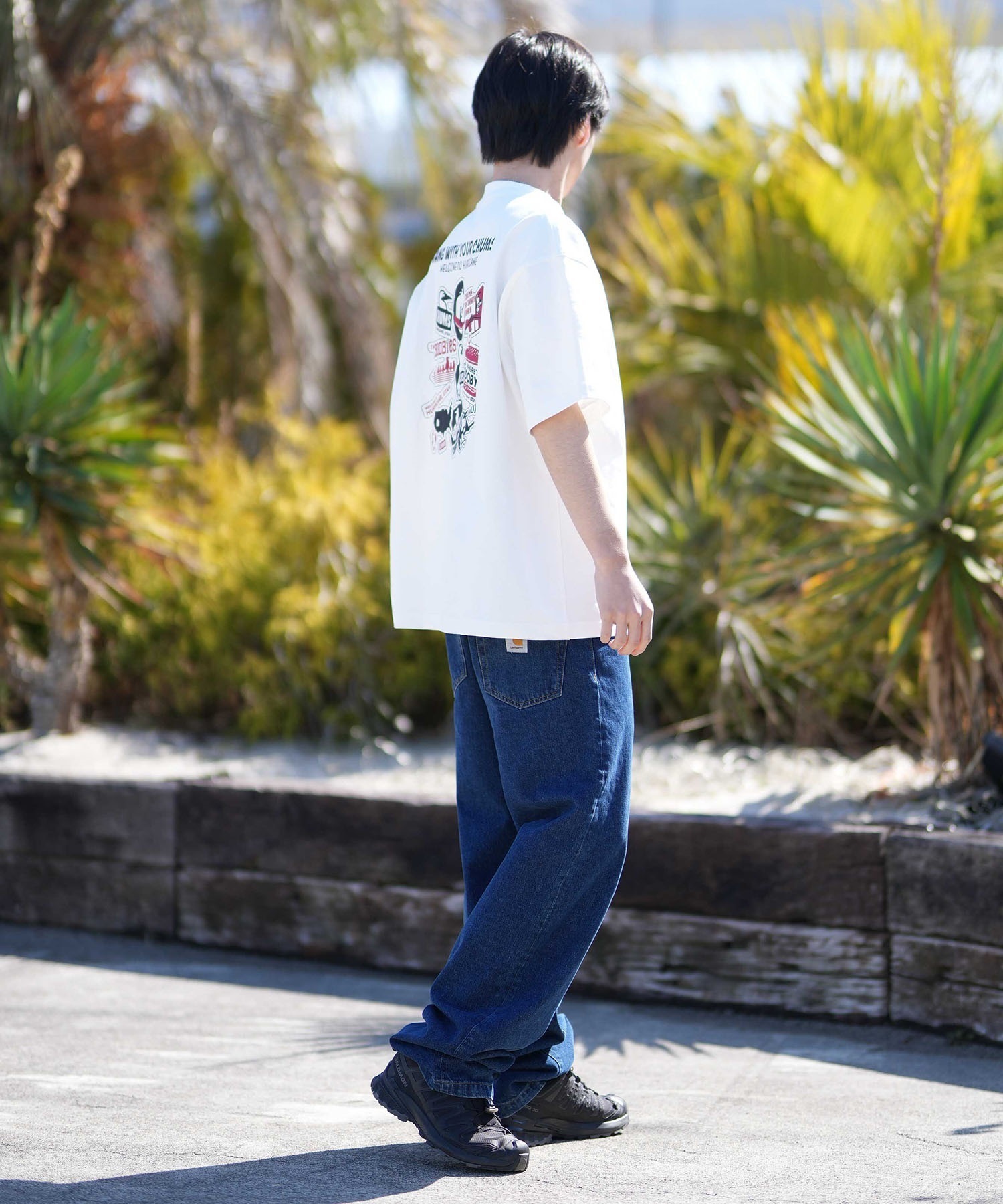 CHUMS チャムス 半袖 Tシャツ メンズ バックプリント CH01-2824 ムラサキスポーツ限定 11