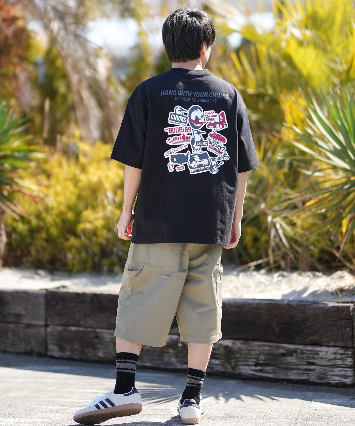 CHUMS チャムス 半袖 Tシャツ メンズ バックプリント CH01-2824 ムラサキスポーツ限定 14
