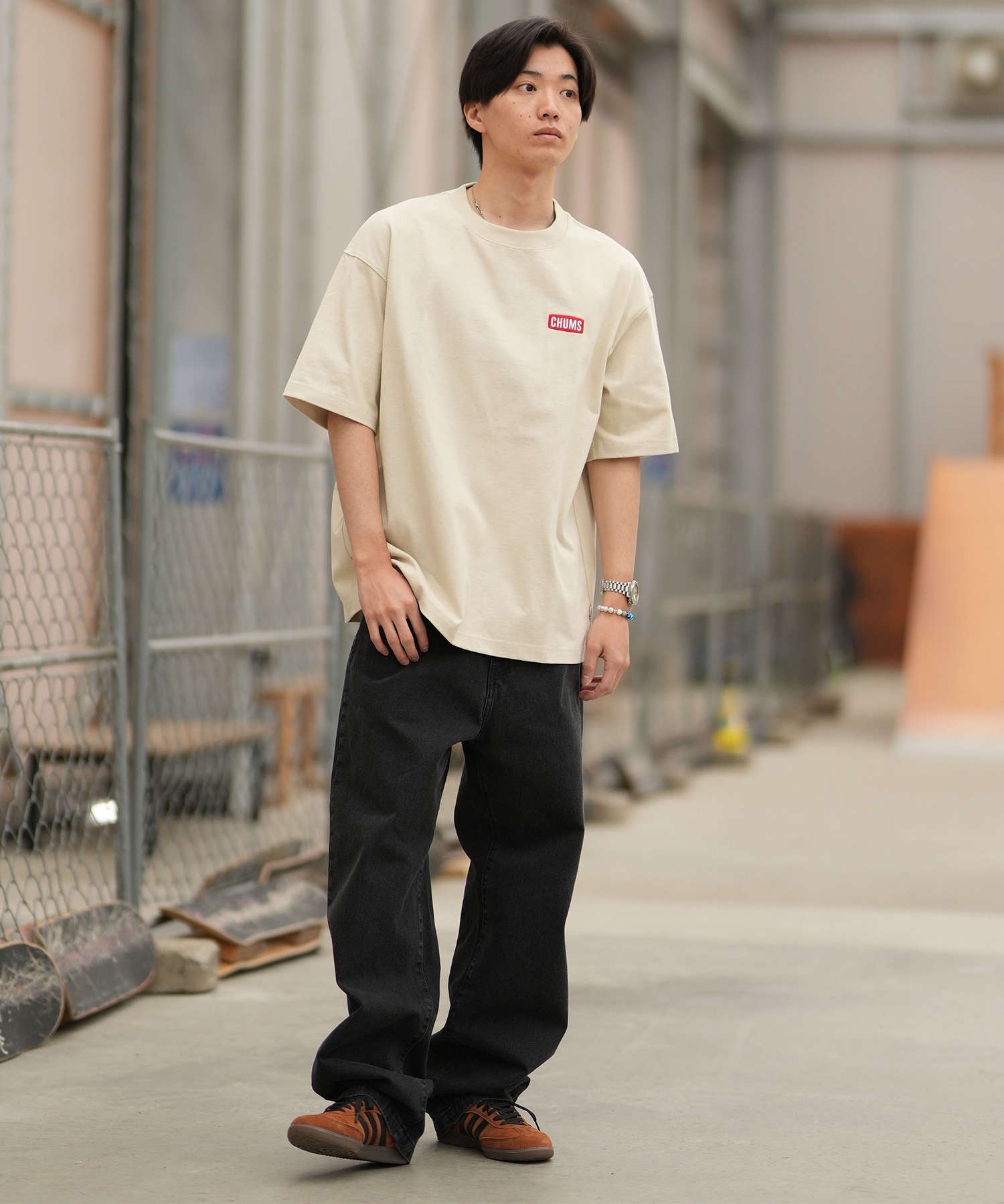 CHUMS チャムス 半袖 Tシャツ メンズ バックプリント CH01-2824 ムラサキスポーツ限定 15
