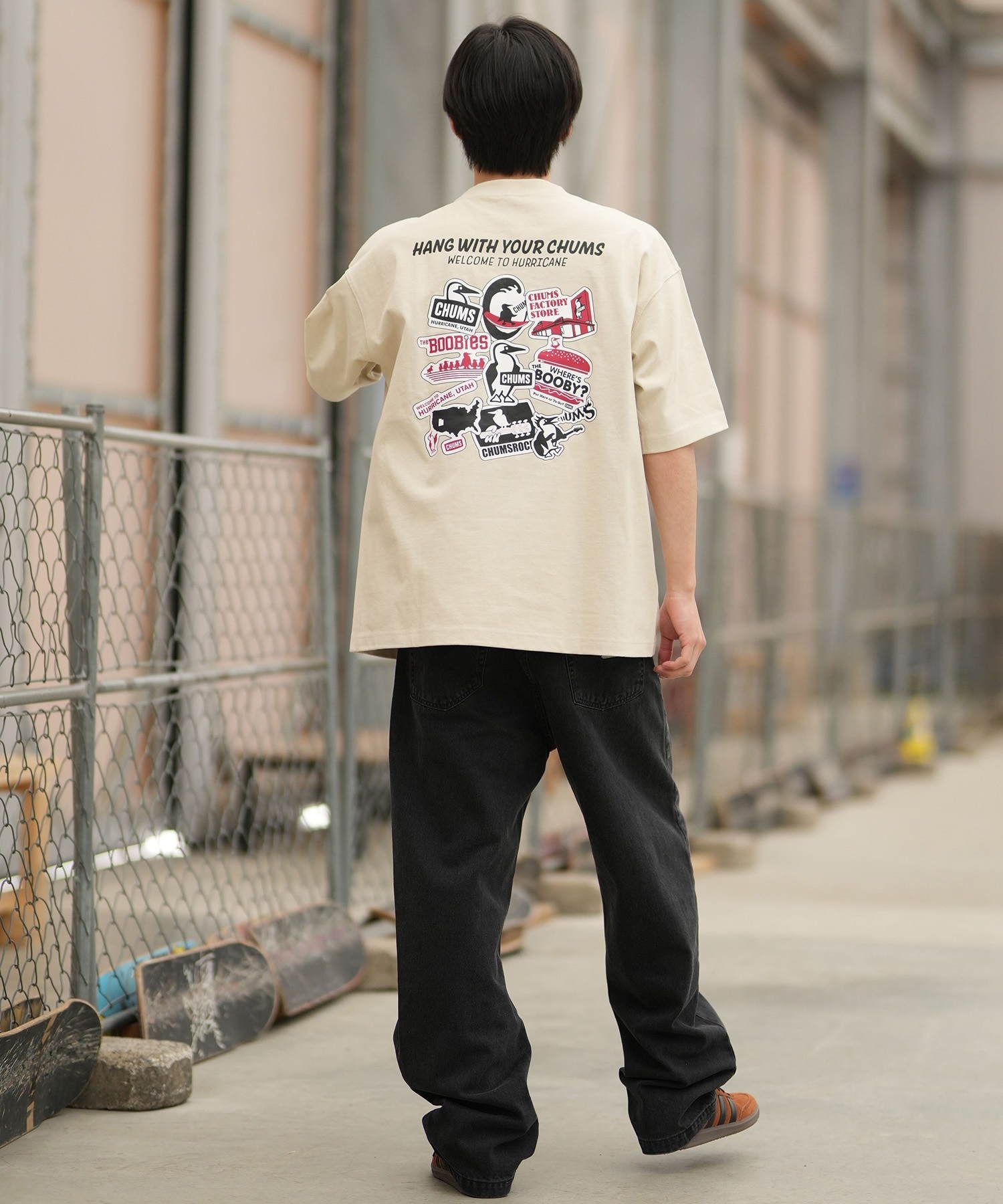 CHUMS チャムス 半袖 Tシャツ メンズ バックプリント CH01-2824 ムラサキスポーツ限定 17