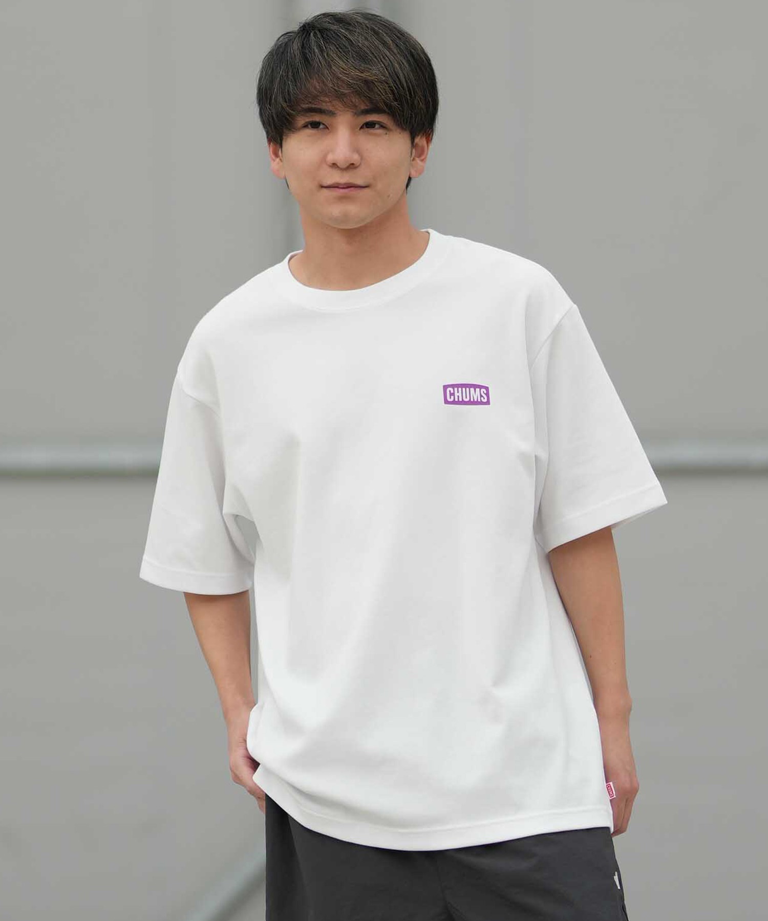 CHUMS チャムス 半袖 Tシャツ メンズ バックプリント CH01-2825 ムラサキスポーツ限定