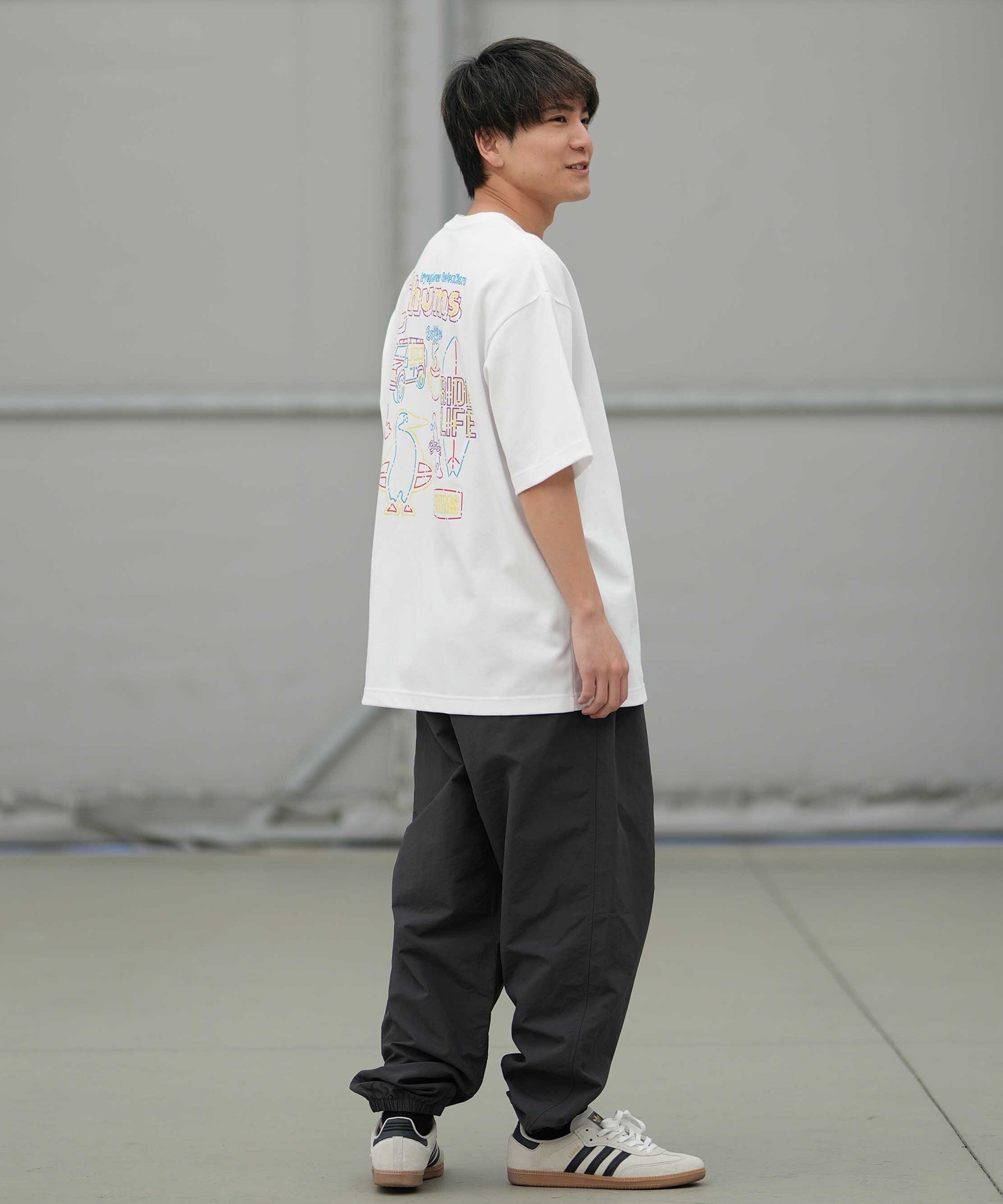 CHUMS チャムス 半袖 Tシャツ メンズ バックプリント CH01-2825 ムラサキスポーツ限定 9