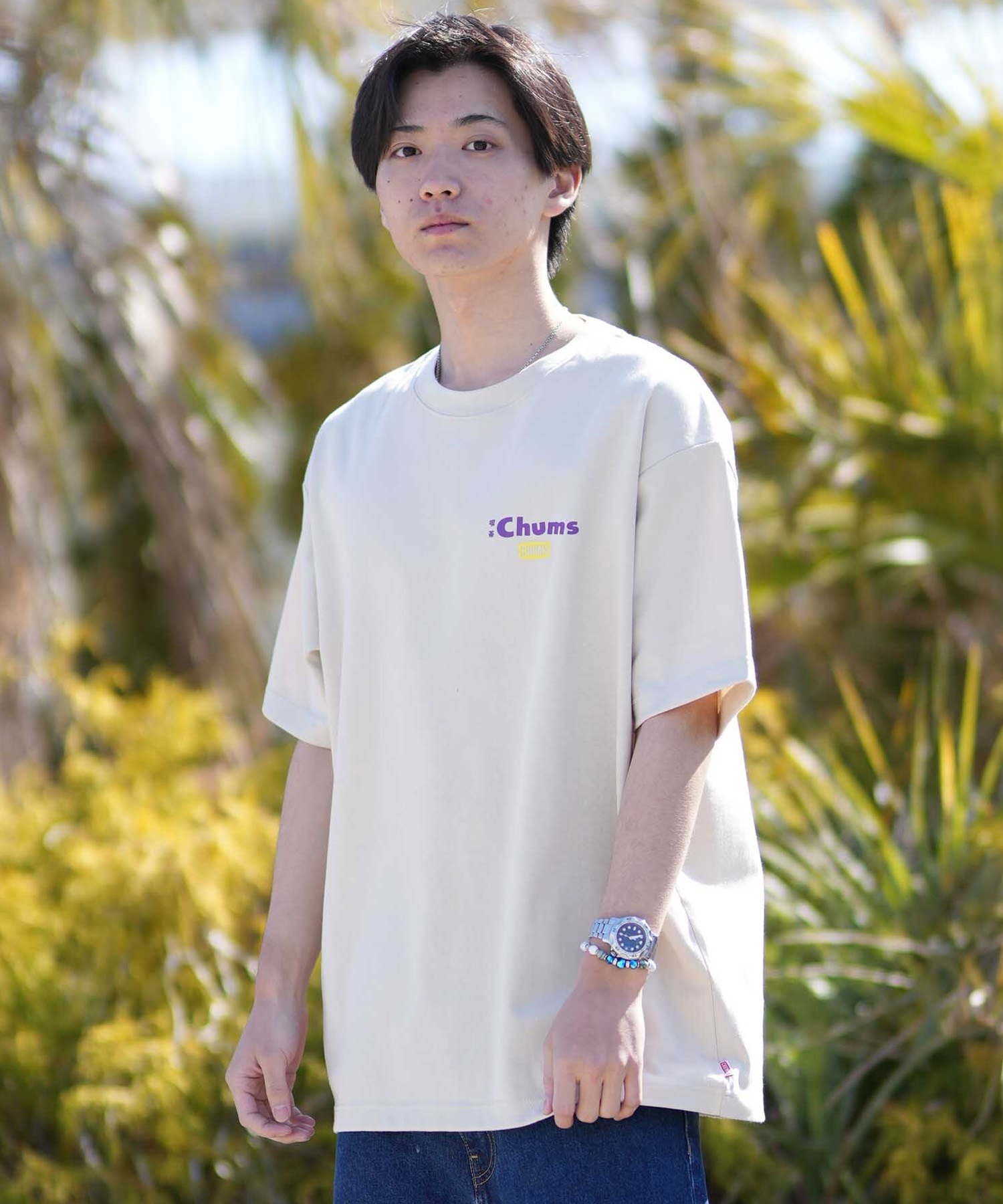 CHUMS チャムス 半袖 Tシャツ メンズ バックプリント CH01-2859 ムラサキスポーツ限定 3