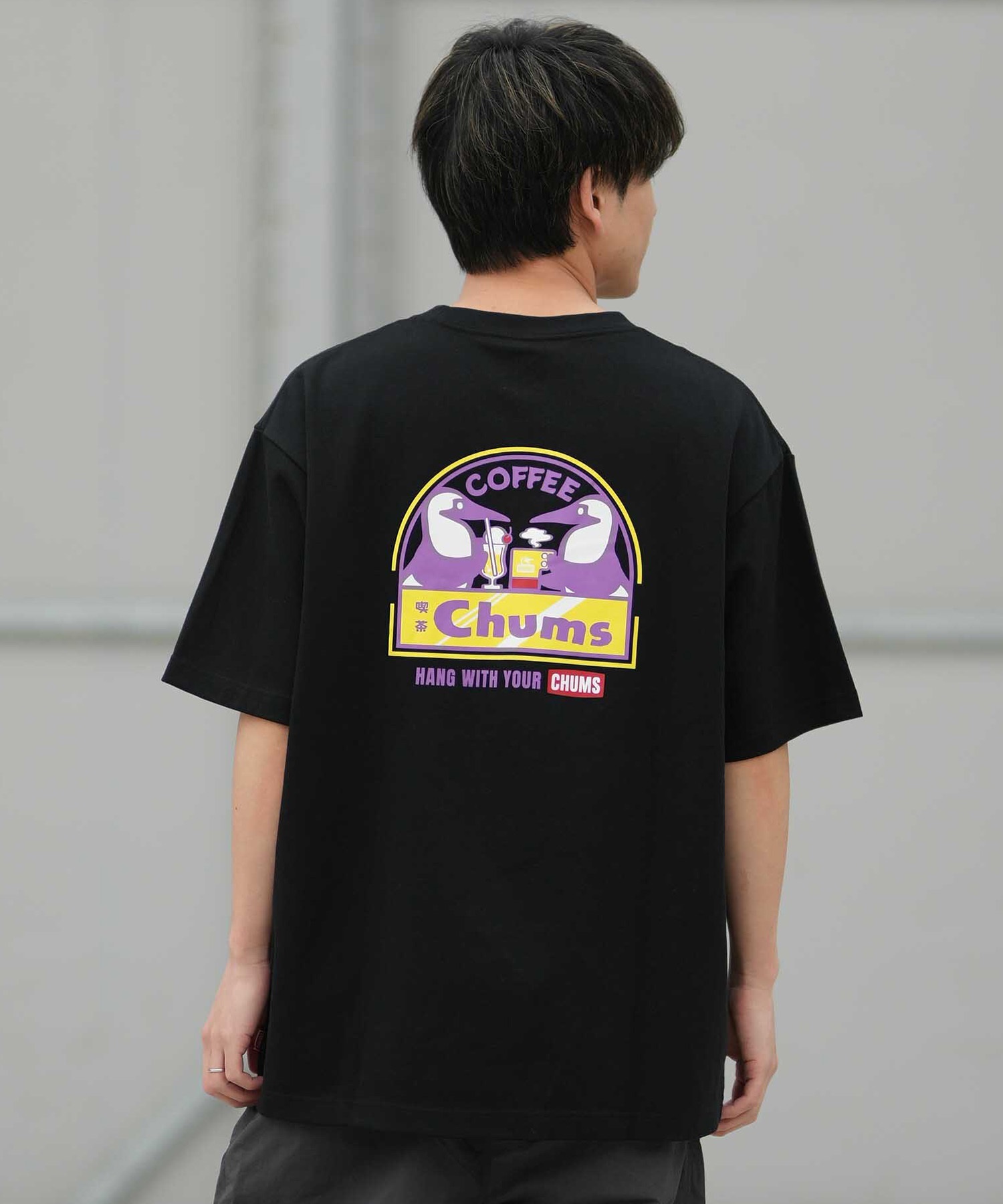 CHUMS チャムス 半袖 Tシャツ メンズ バックプリント CH01-2859 ムラサキスポーツ限定 5
