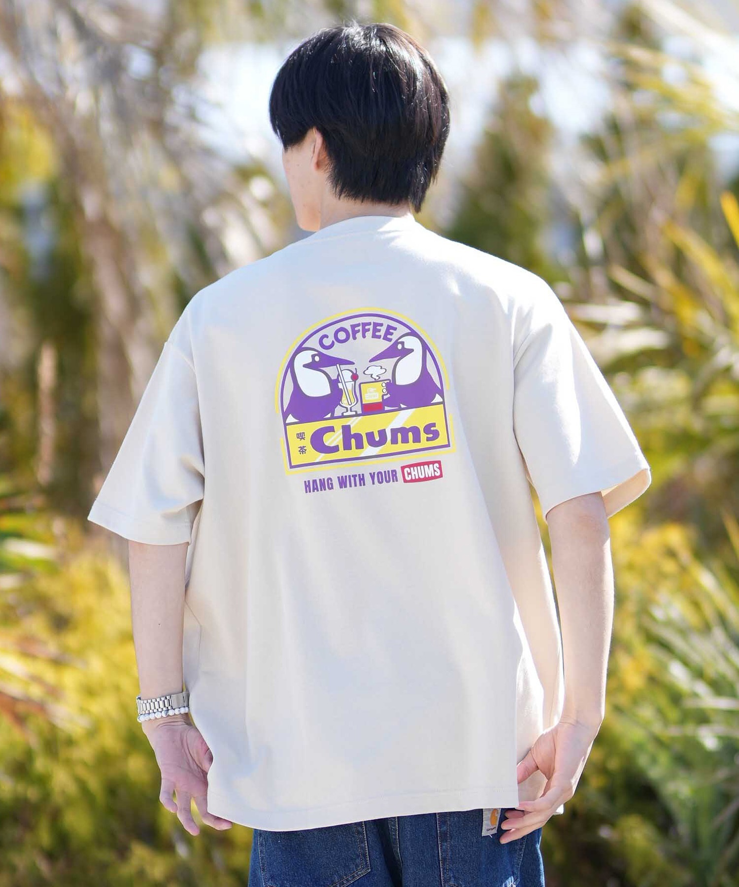 CHUMS チャムス 半袖 Tシャツ メンズ バックプリント CH01-2859 ムラサキスポーツ限定 6