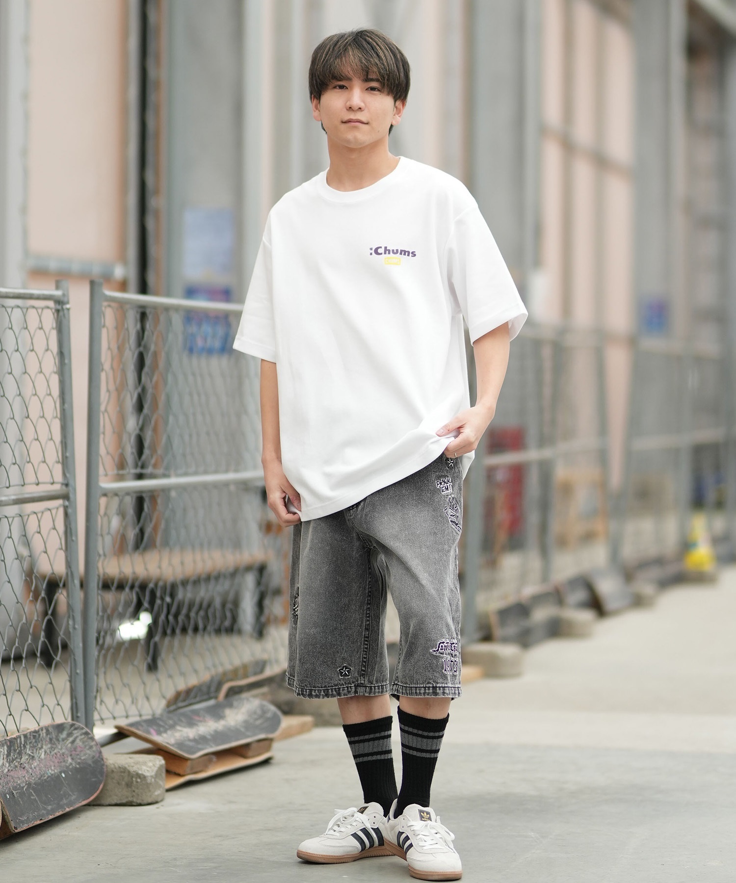 CHUMS チャムス 半袖 Tシャツ メンズ バックプリント CH01-2859 ムラサキスポーツ限定 7