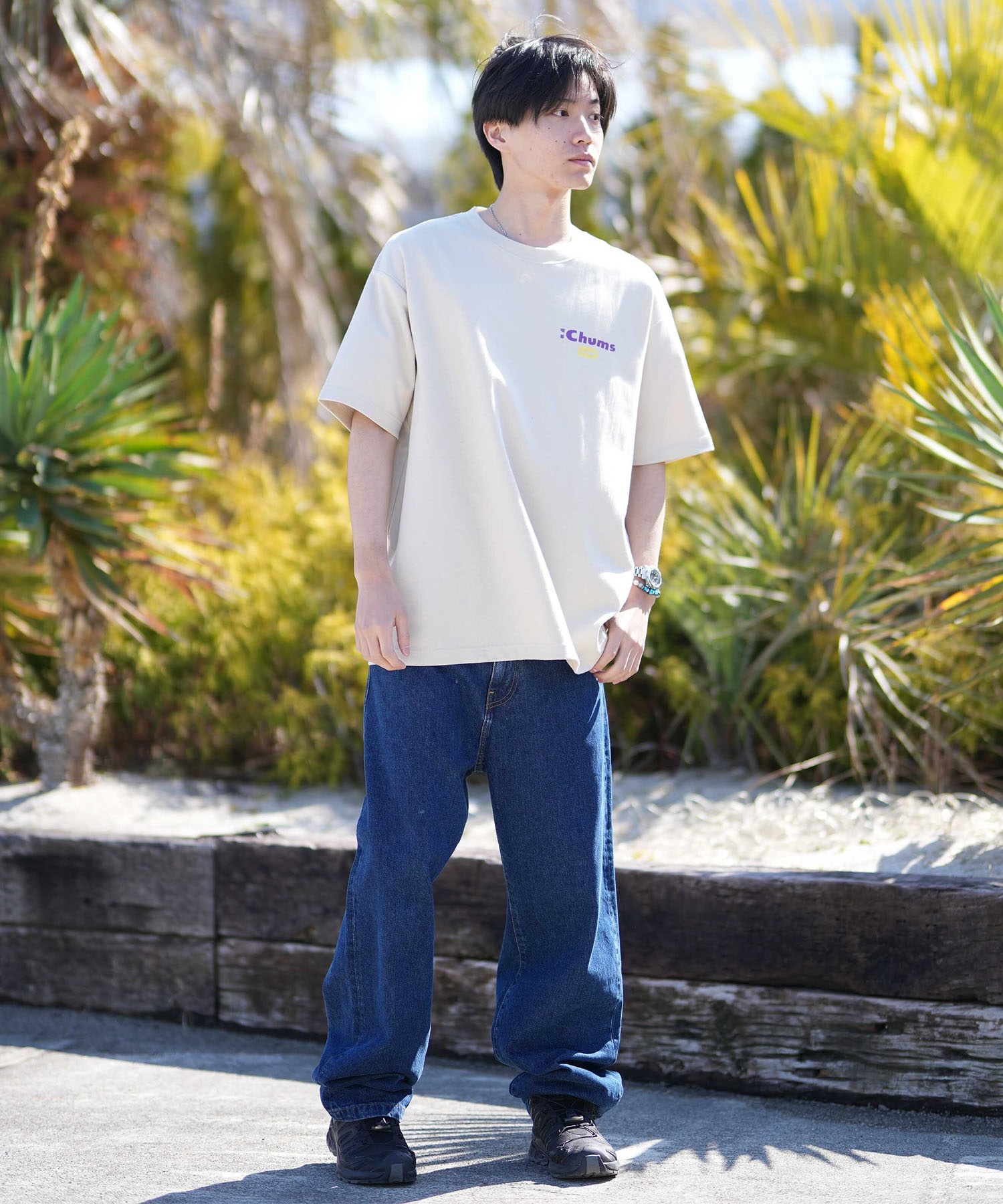 CHUMS チャムス 半袖 Tシャツ メンズ バックプリント CH01-2859 ムラサキスポーツ限定 13