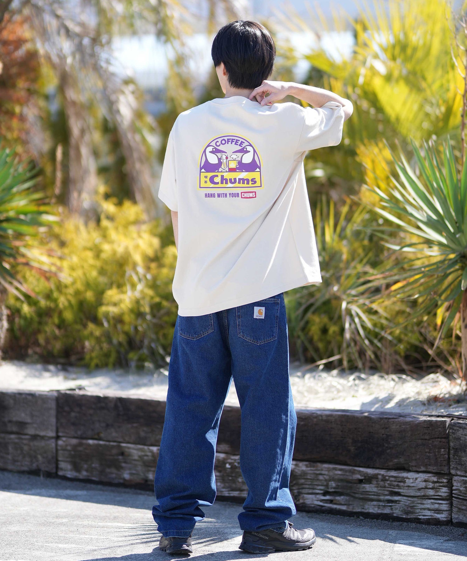 CHUMS チャムス 半袖 Tシャツ メンズ バックプリント CH01-2859 ムラサキスポーツ限定 14
