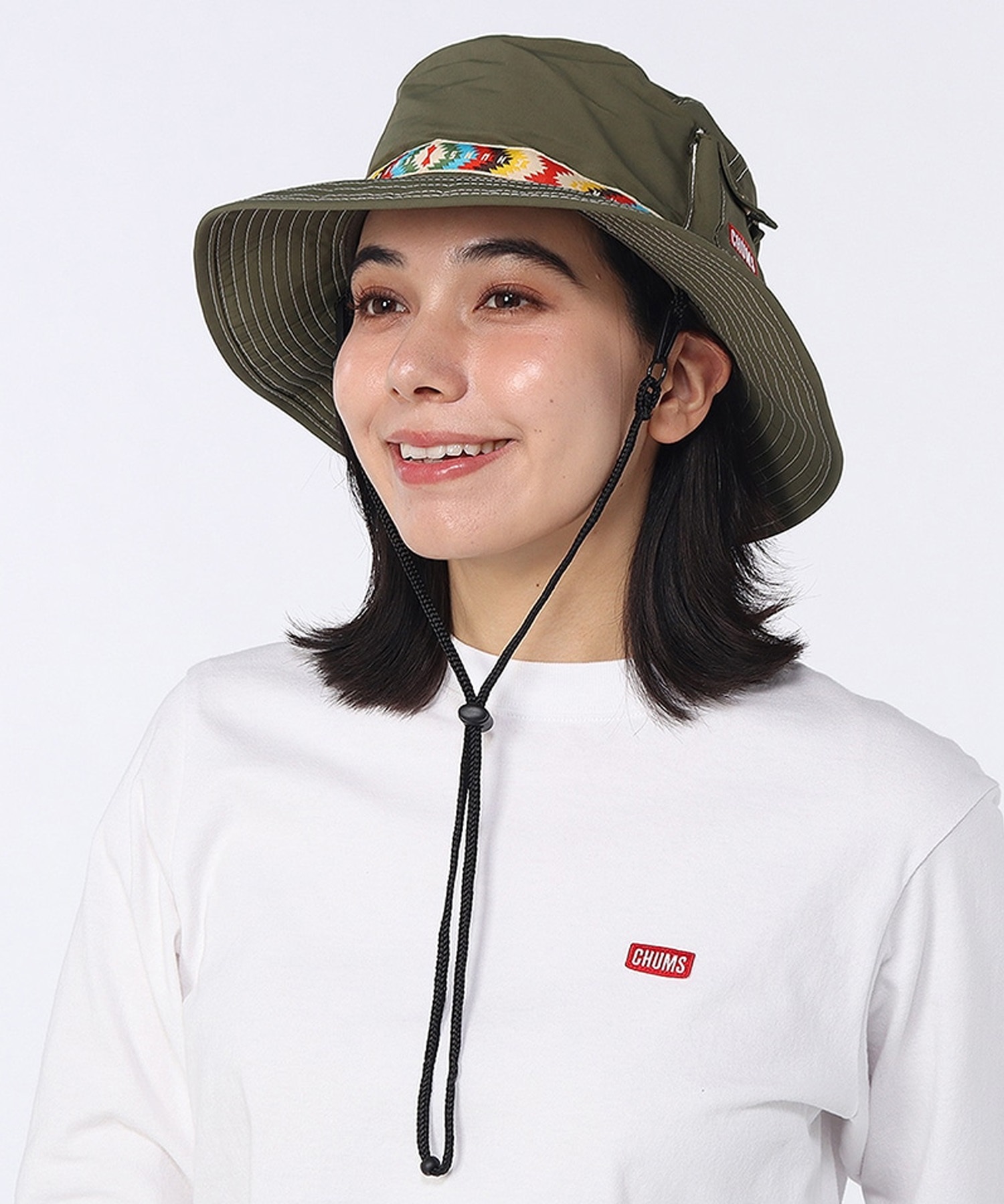CHUMS チャムス ハット UVカット 撥水 フェスハット Fes Hat CH05-1469