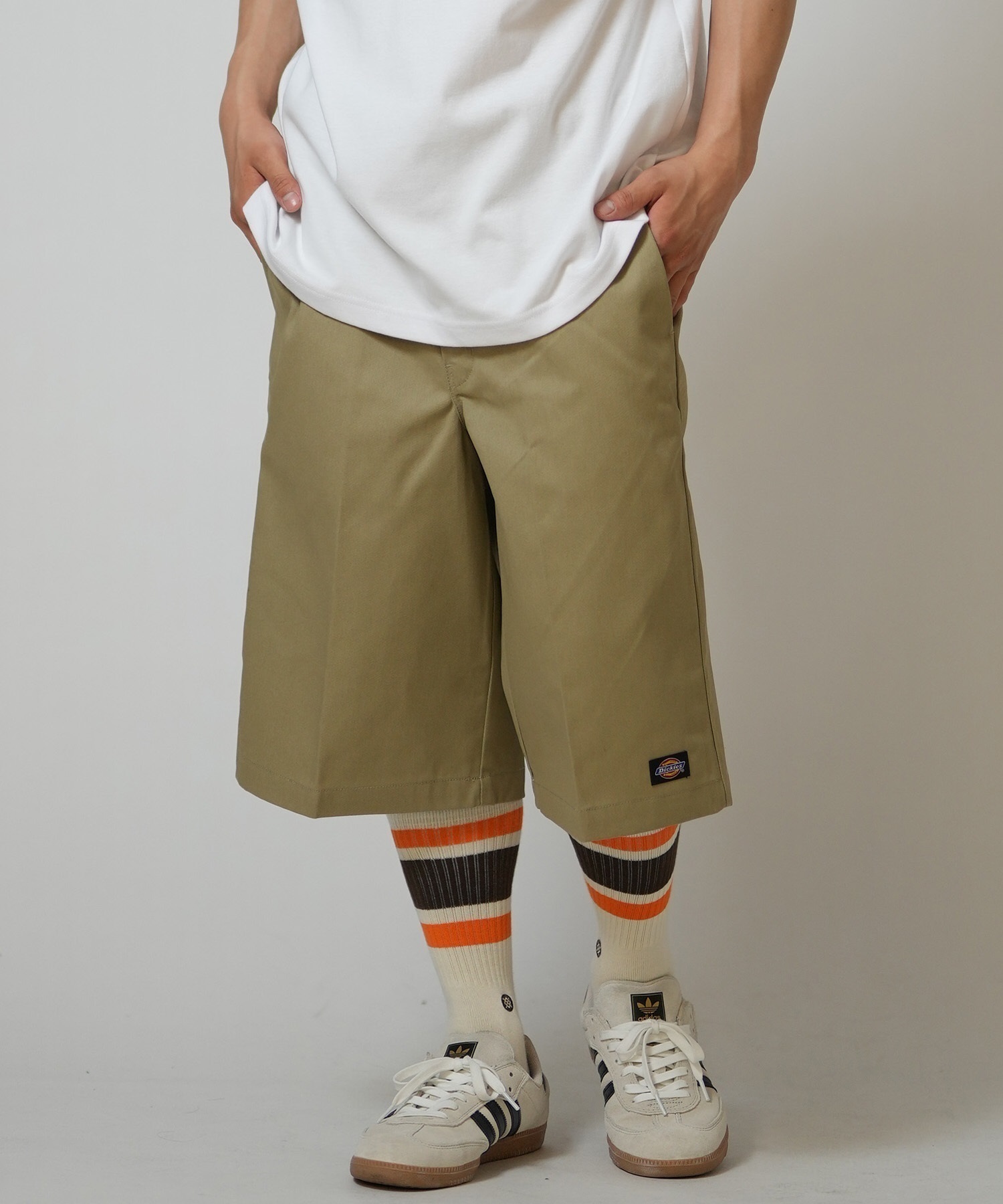 Dickies ディッキーズ ハーフパンツ ショートパンツ メンズ ワンポイント シンプル 42283(KHK-28inch)