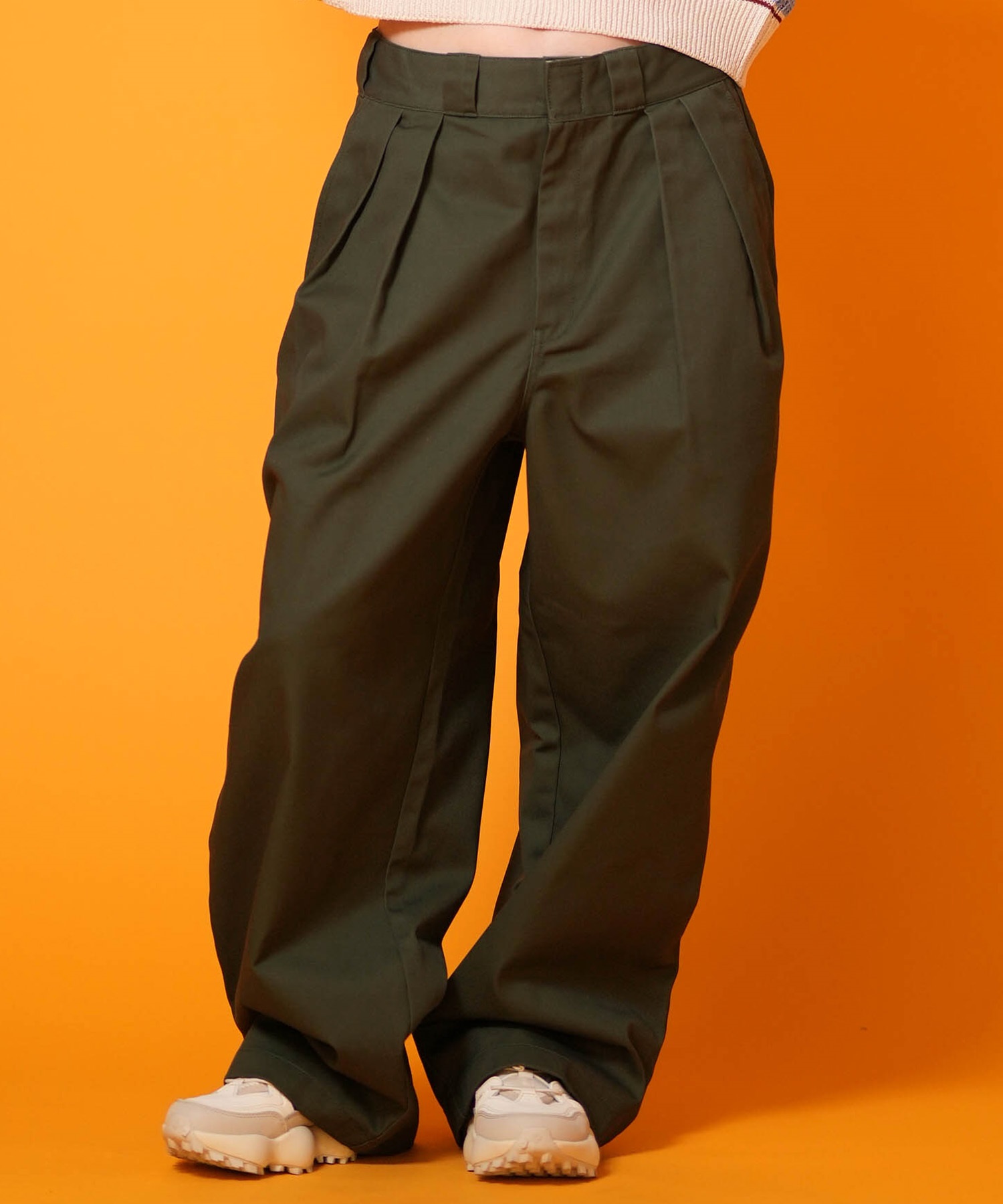Dickies ディッキーズ ロングパンツ レディース ツータック バギー