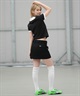 Dickies ディッキーズ ミニスカート レディース ベルト付き 2way DY0001 ムラサキスポーツ限定(BK-S)