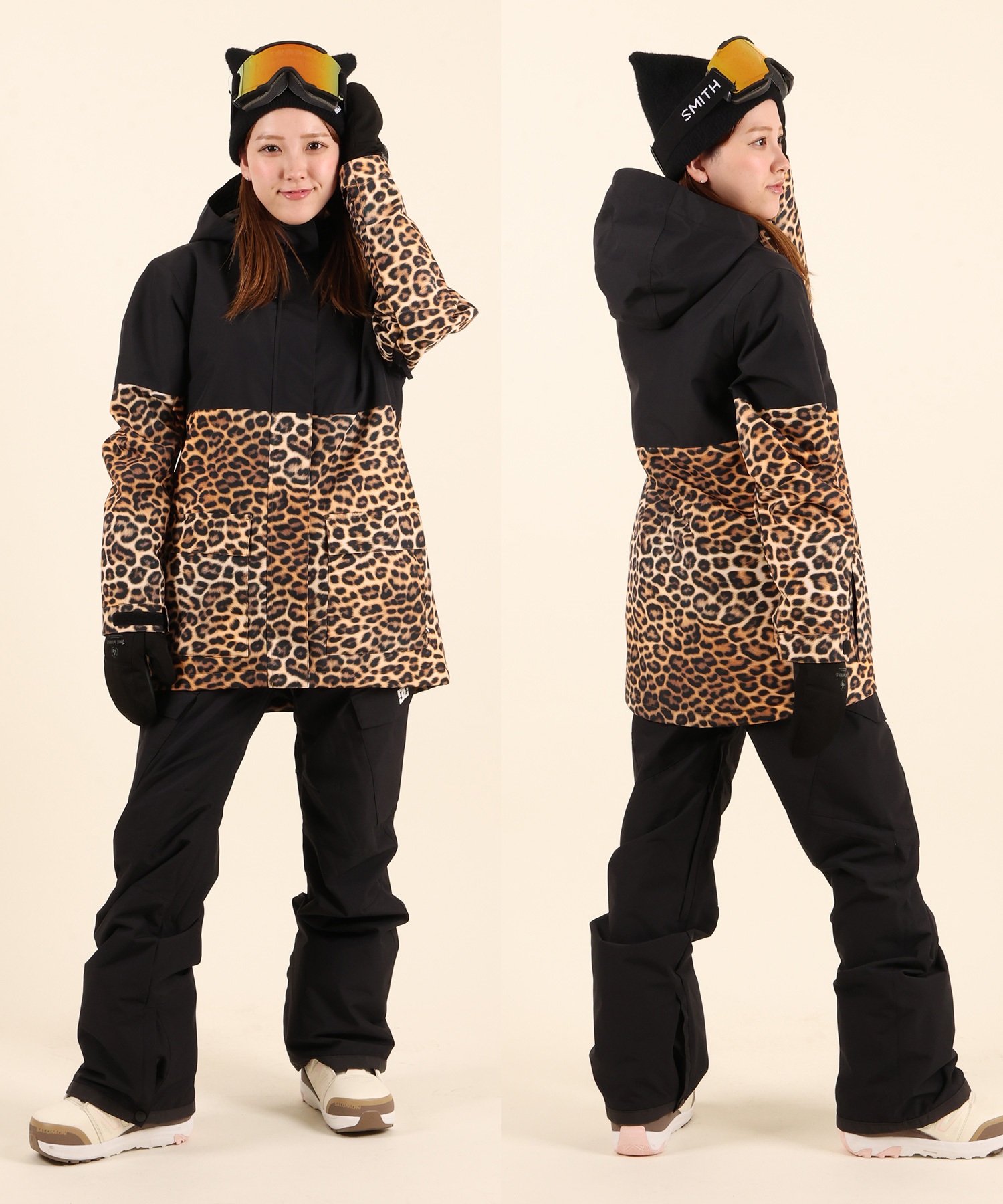 DC ヒョウ柄 スノーボードジャケット M DC ディーシー クルーザージャケット CRUISER JACKET スノーボード