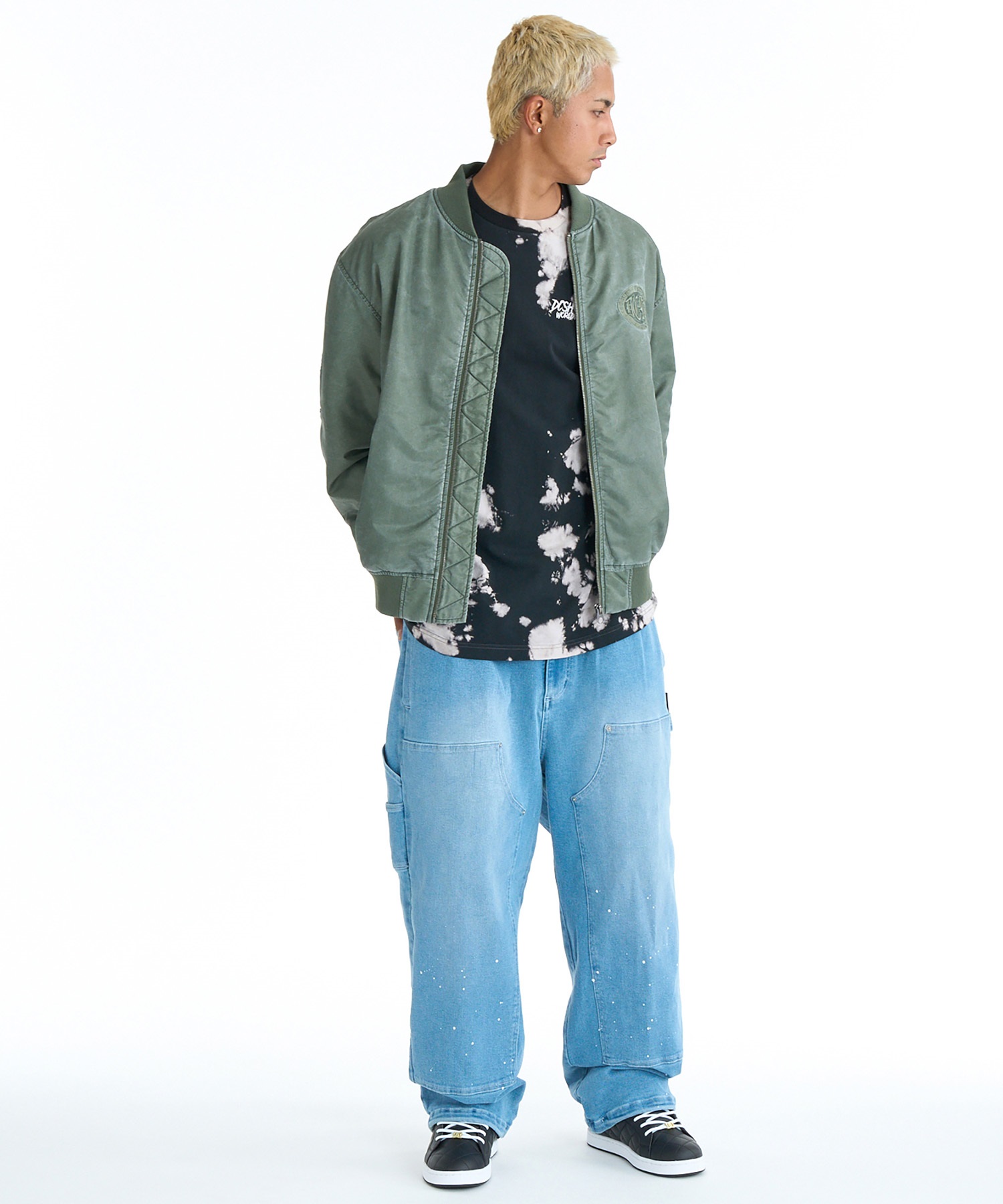 【希少カラー】フライトジャケット　ボンバー　短丈 シープスキン　vintage BarbourとKaptain Sunshine、海洋ワークウェアに着想を得た