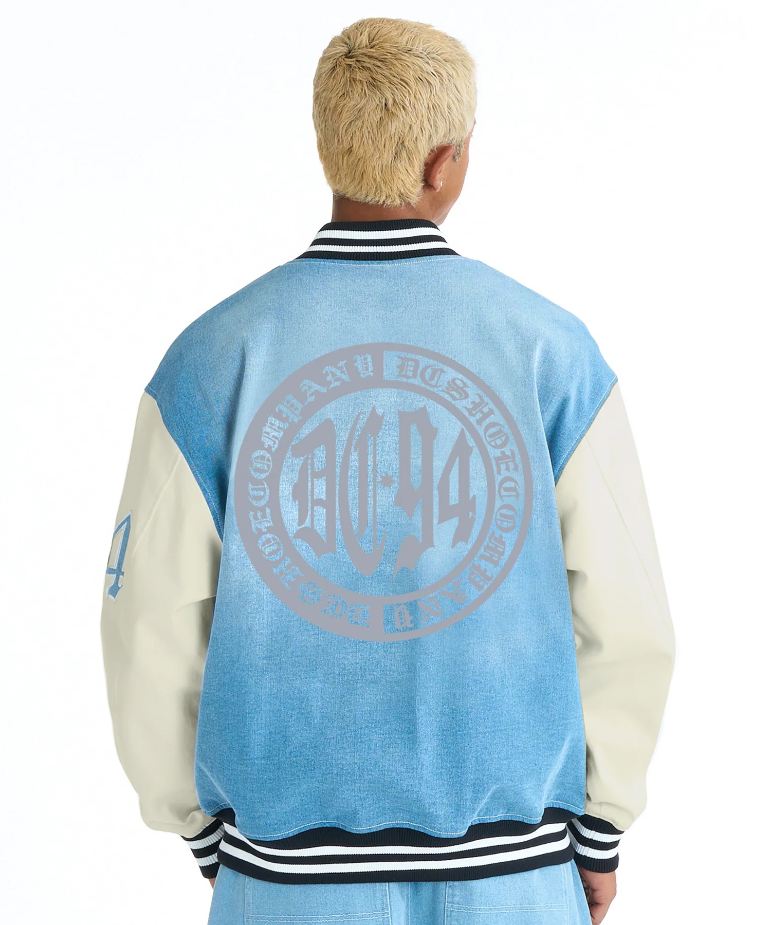 DC ディーシー アウター スタジャン メンズ バーシティジャケット