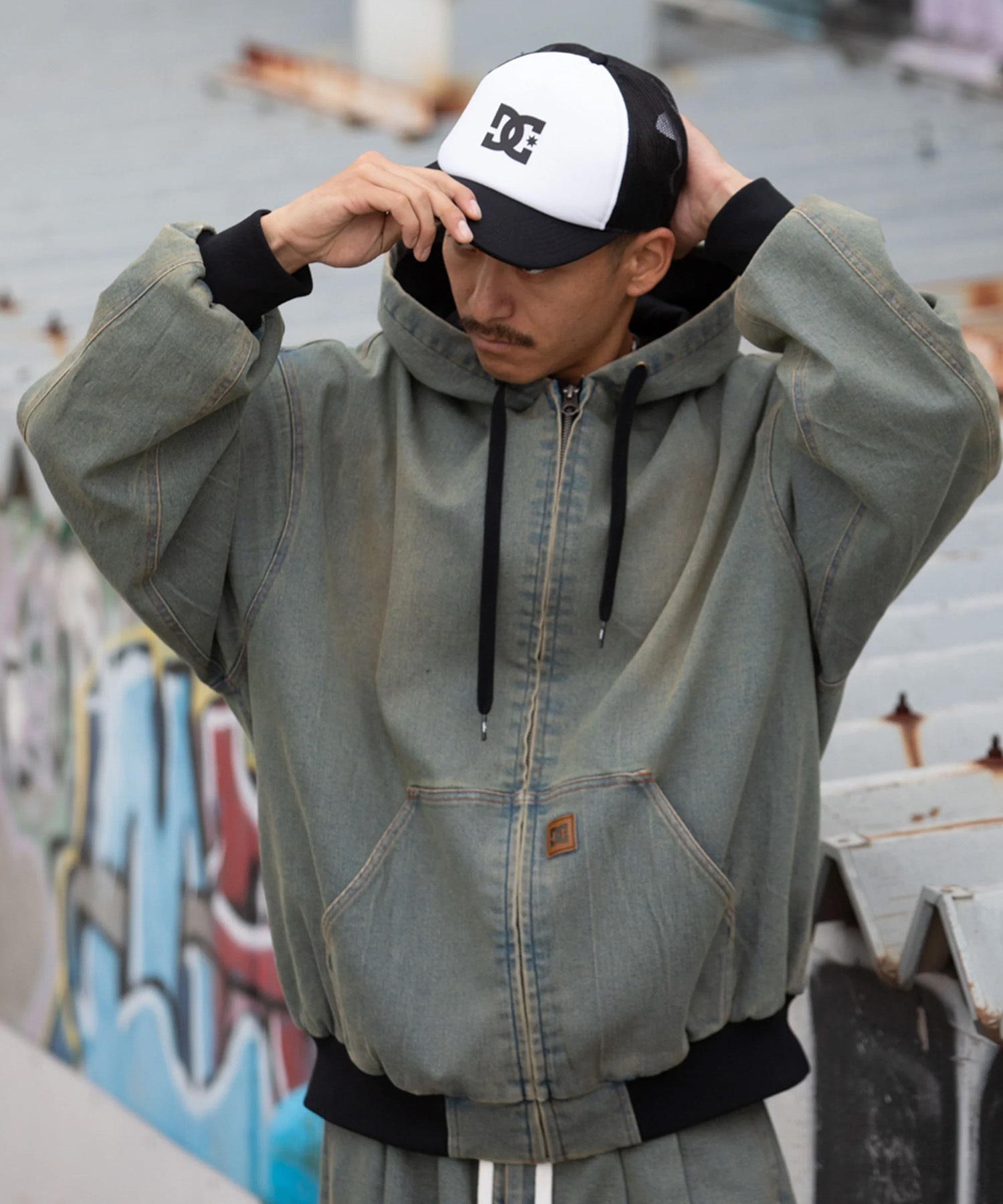 DC ディーシー アウター メンズ フーディジャケット ジップアップ DJK261003(BDP-M)