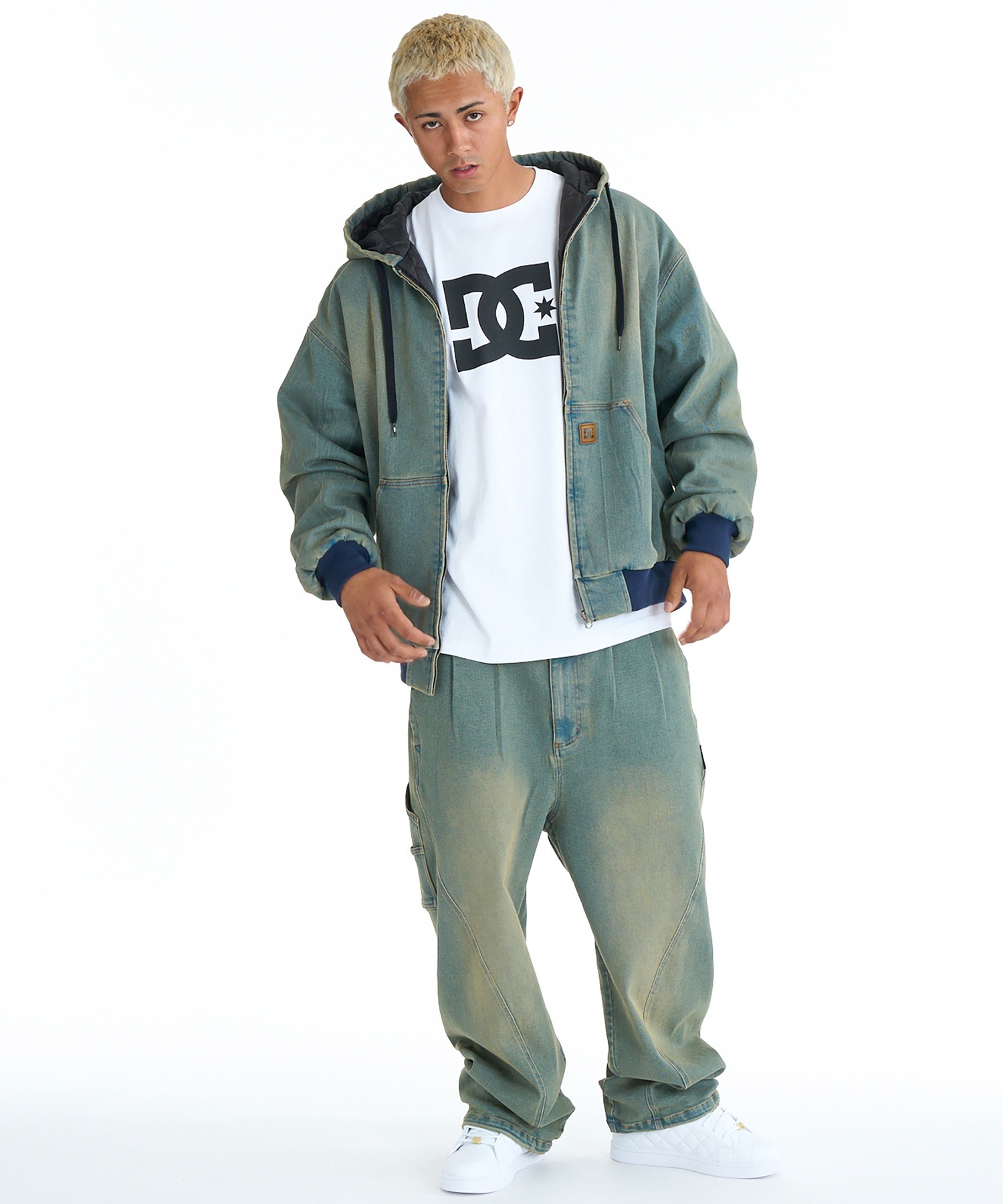 DC ディーシー アウター メンズ フーディジャケット ジップアップ DJK261003(BDP-M)