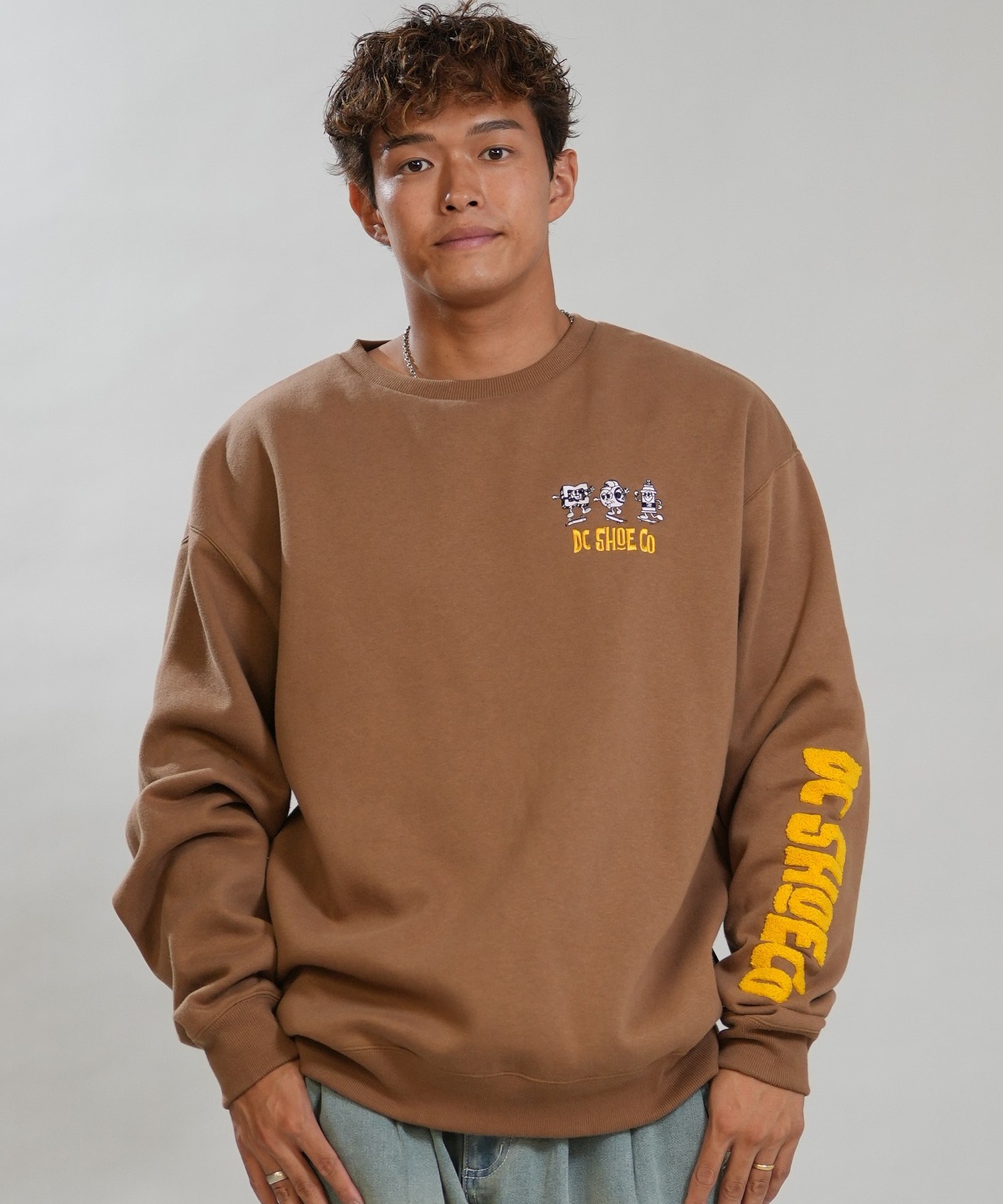DC ディーシー トレーナー スウェット メンズ 裏起毛 26 MISCHIEF CREW
