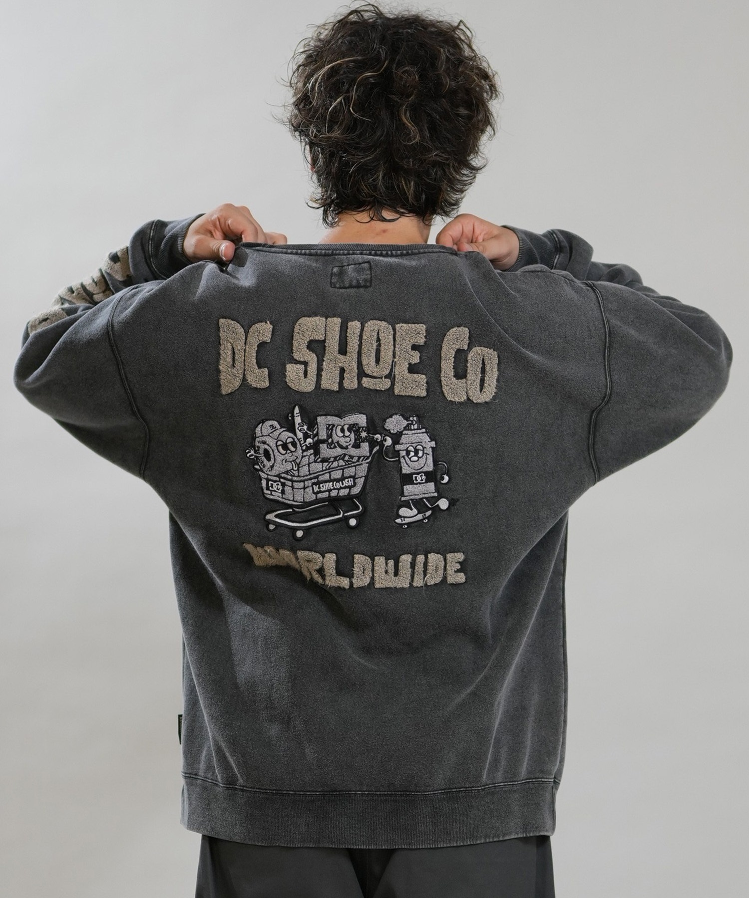 DC ディーシー トレーナー スウェット メンズ 裏起毛 26 MISCHIEF CREW